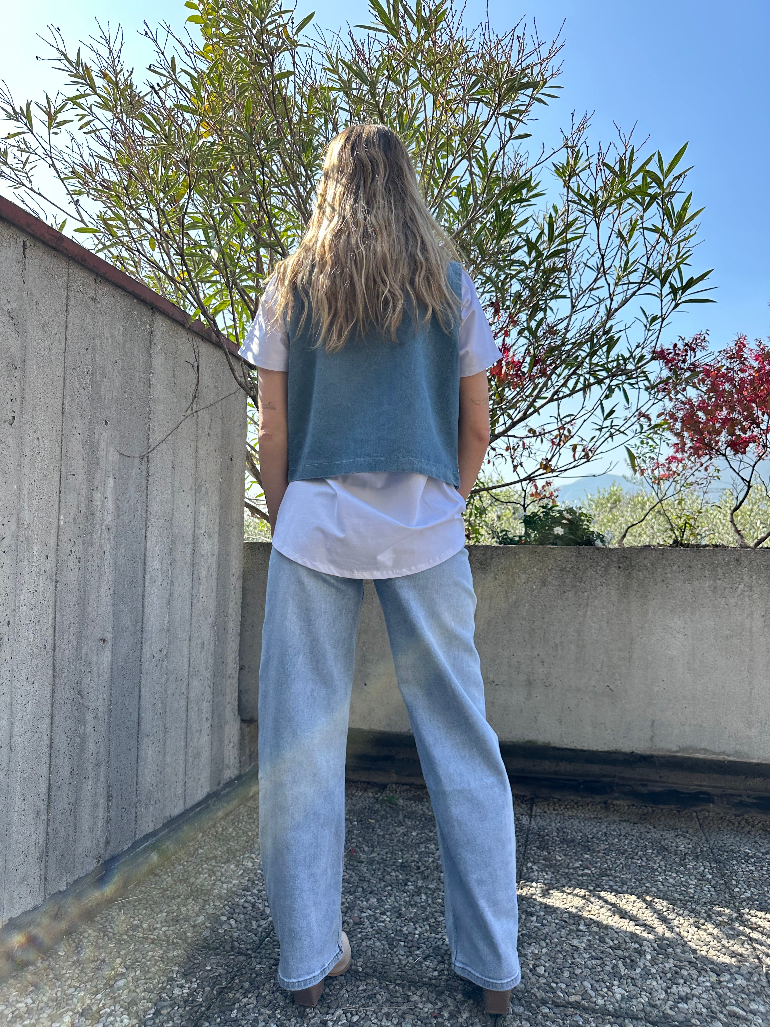 GILET COWBOY DENIM
