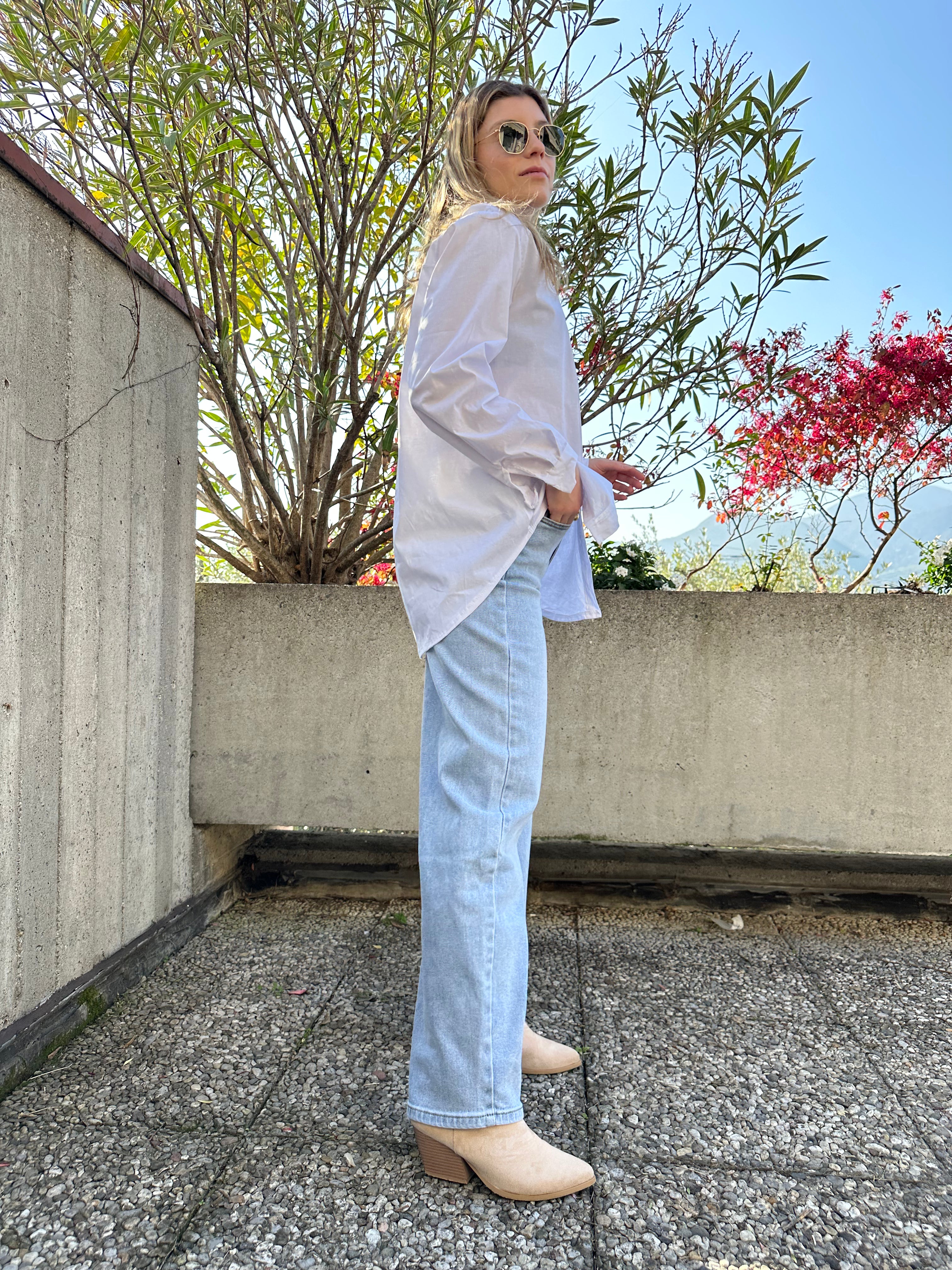 CAMICIA " no vabbè " BIANCA
