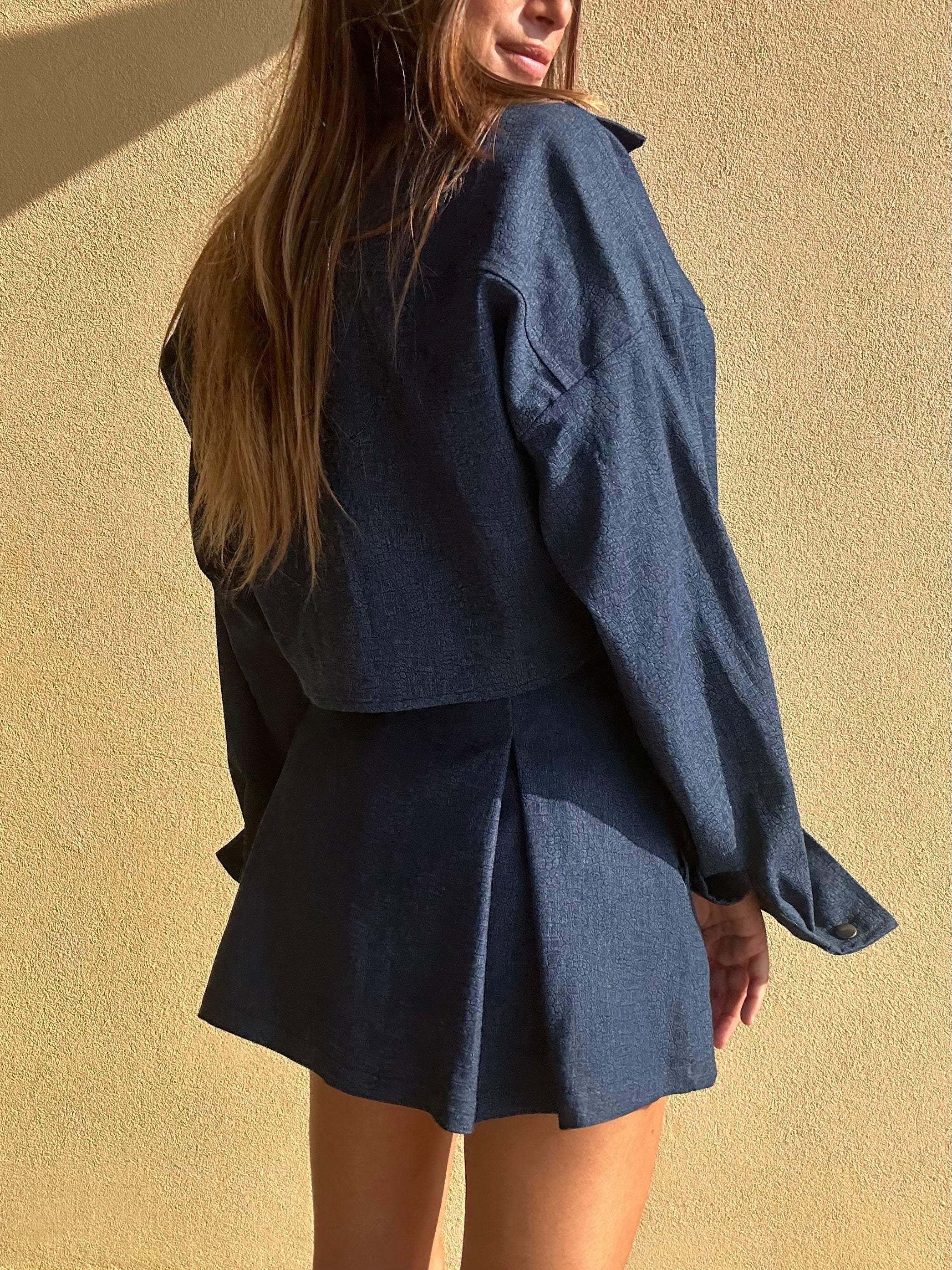 CAMICIA CROP DENIM LUMINA