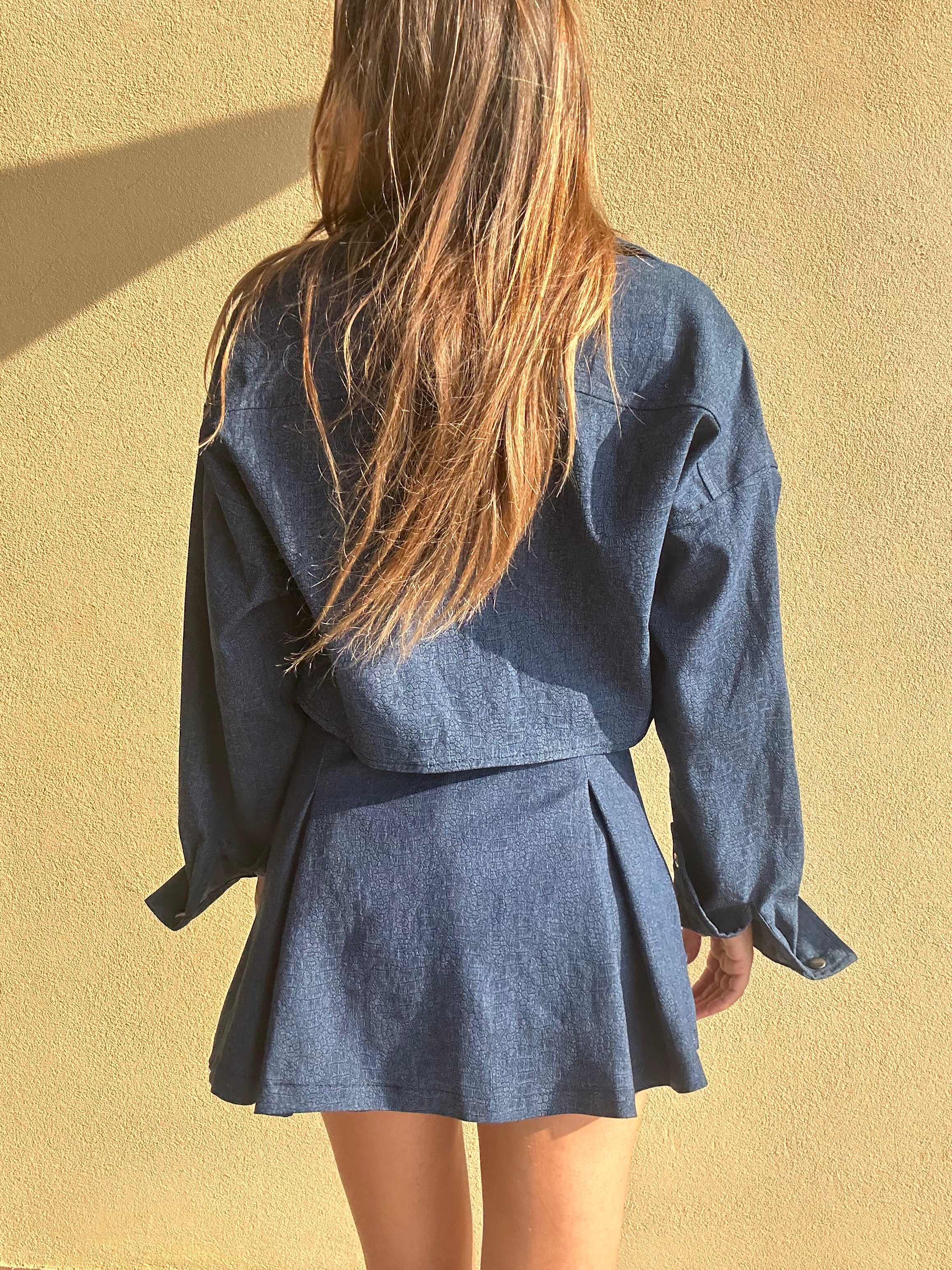 CAMICIA CROP DENIM LUMINA