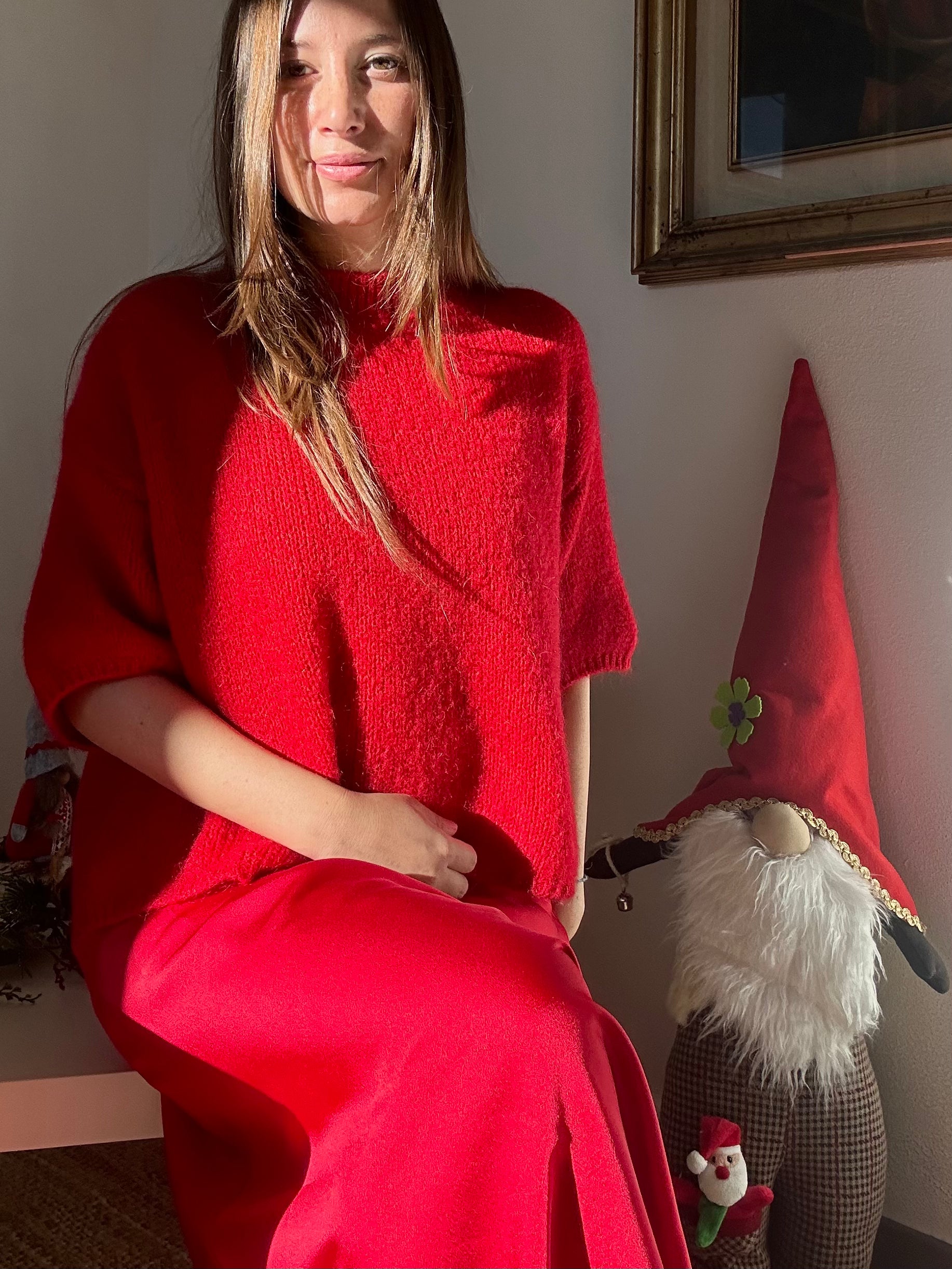 MAGLIONE ROSSO