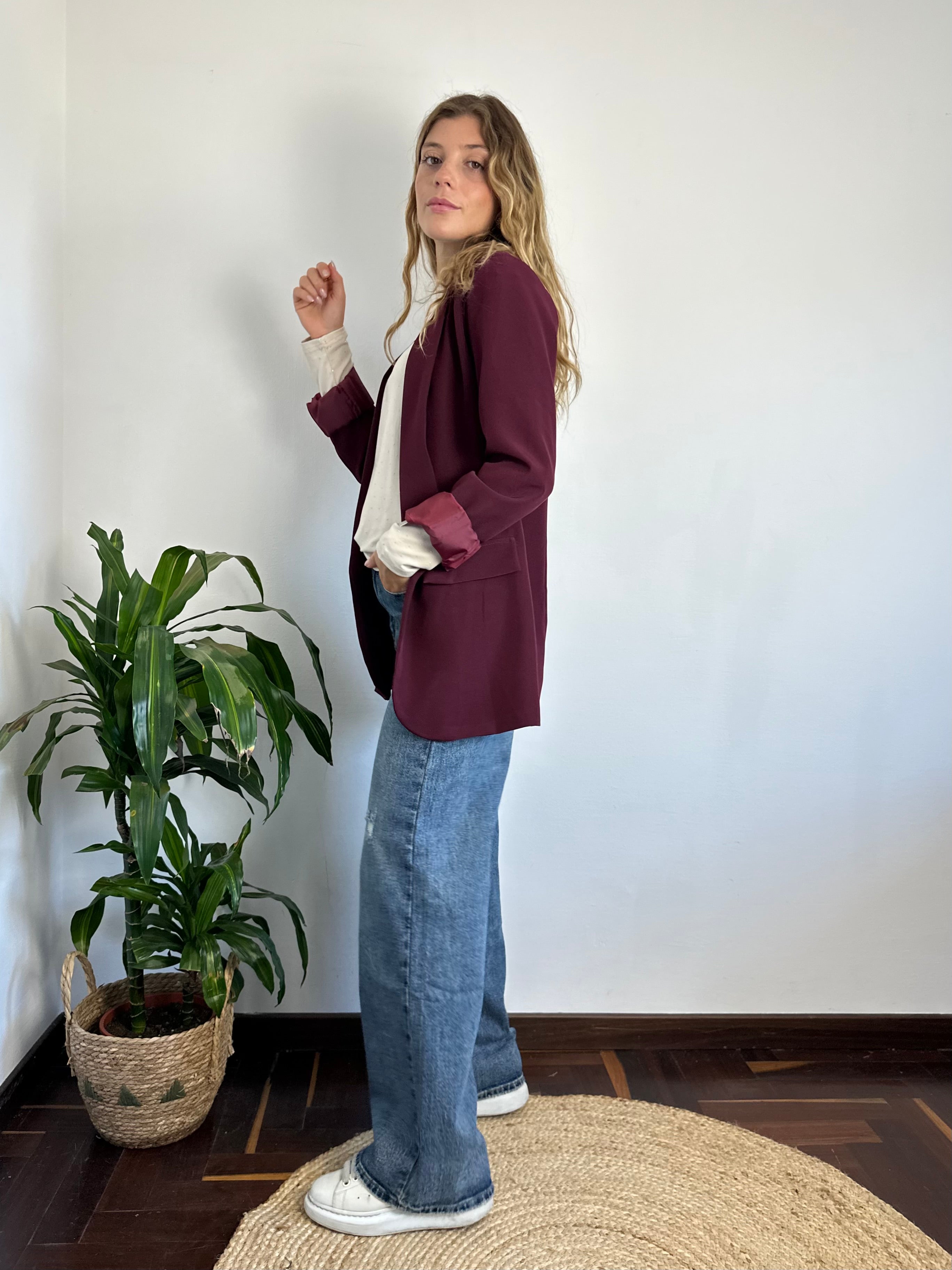 BLAZER BORGOGNA