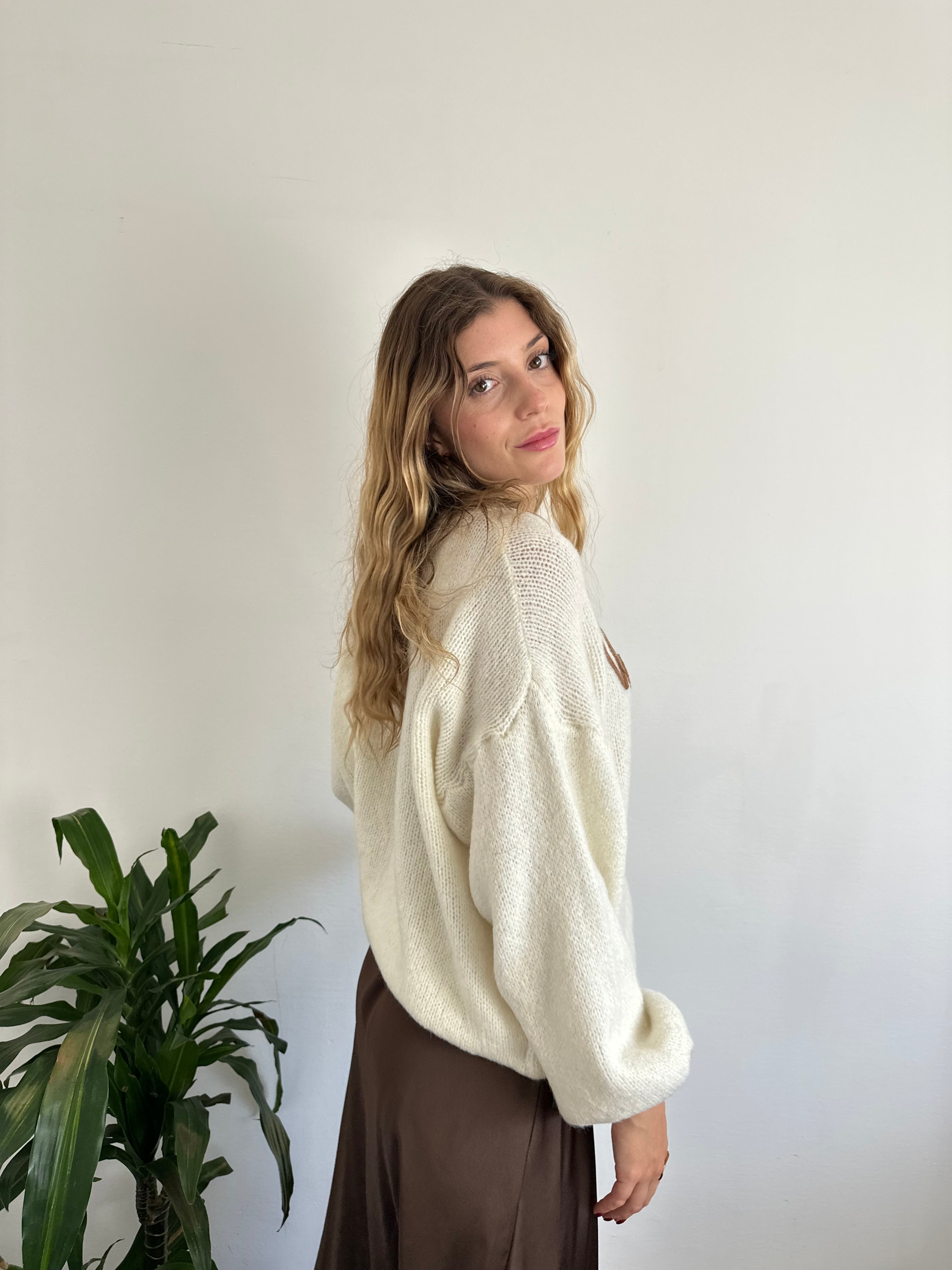 MAGLIONE “ No vabbè “ PANNA