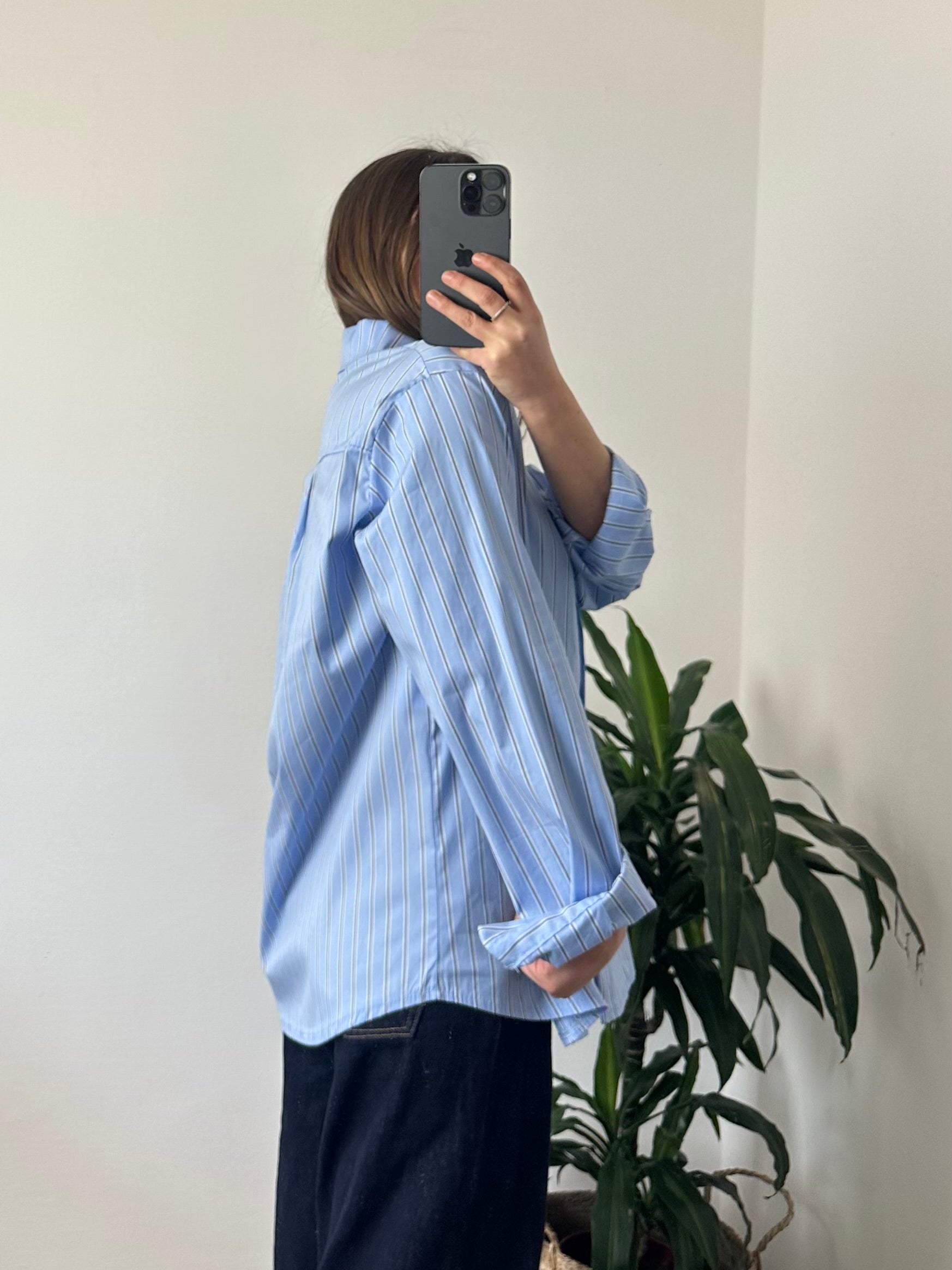 CAMICIA RIGHE 100% COTONE