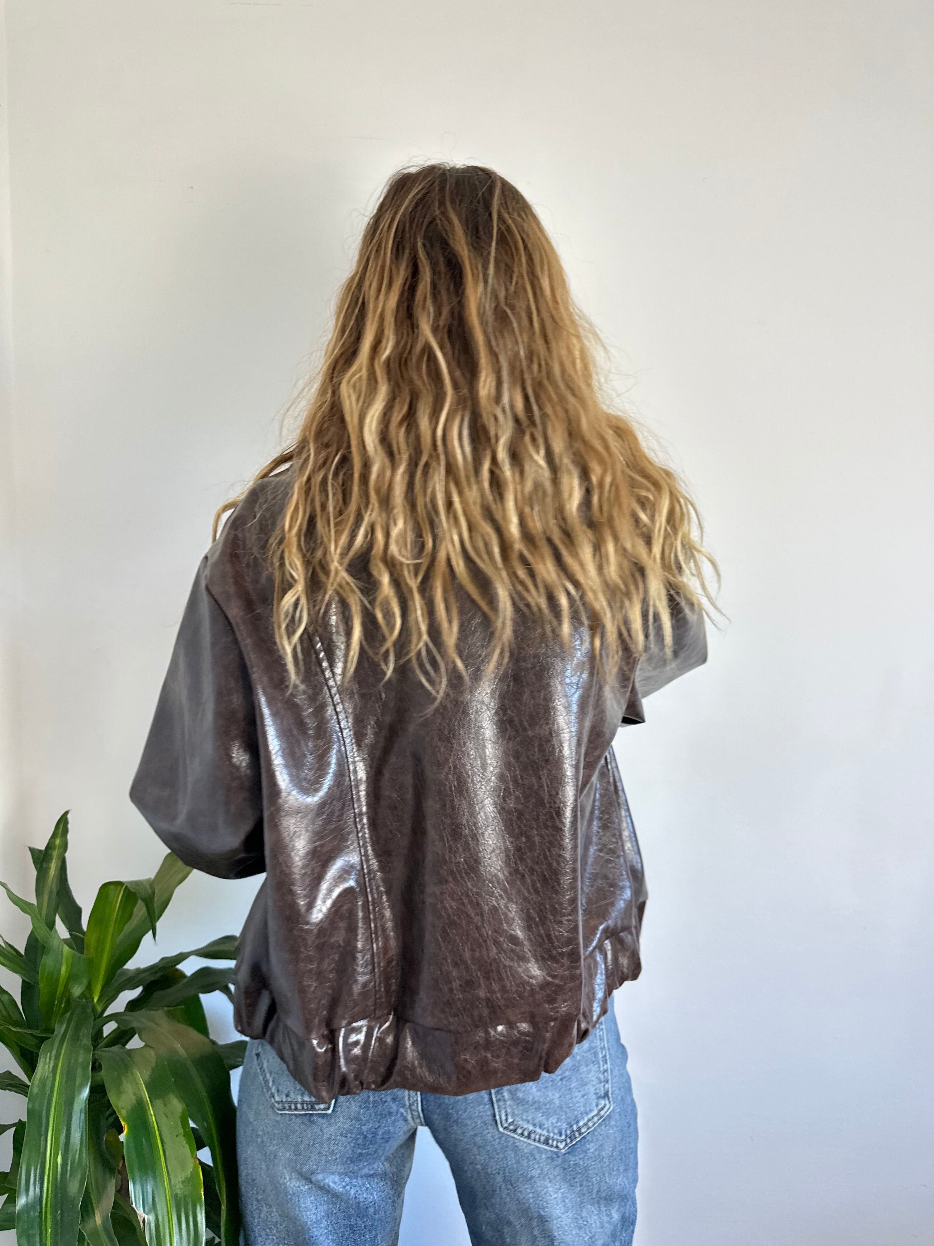 GIACCA BOMBER ECOPELLE