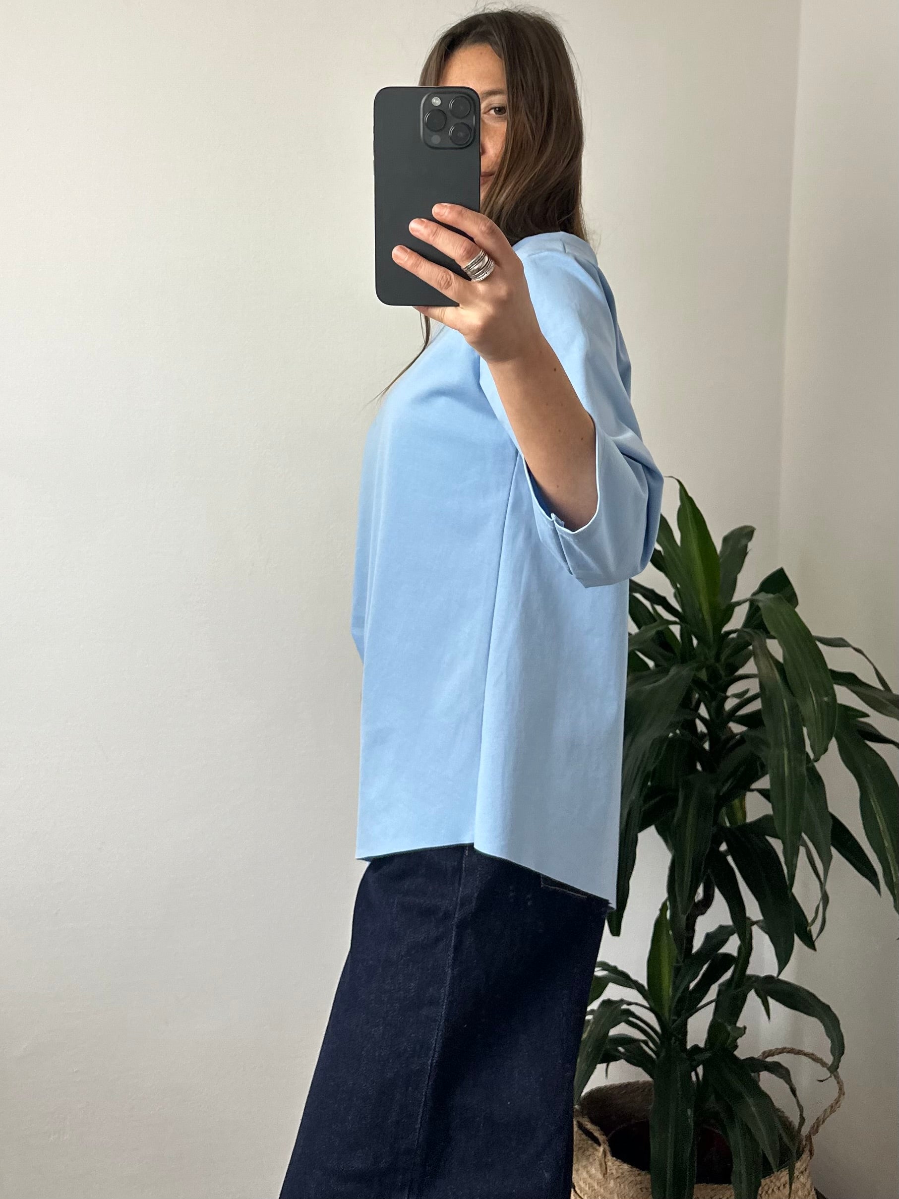 MAGLIA FIOCCO PUNTO MILANO AZZURRO