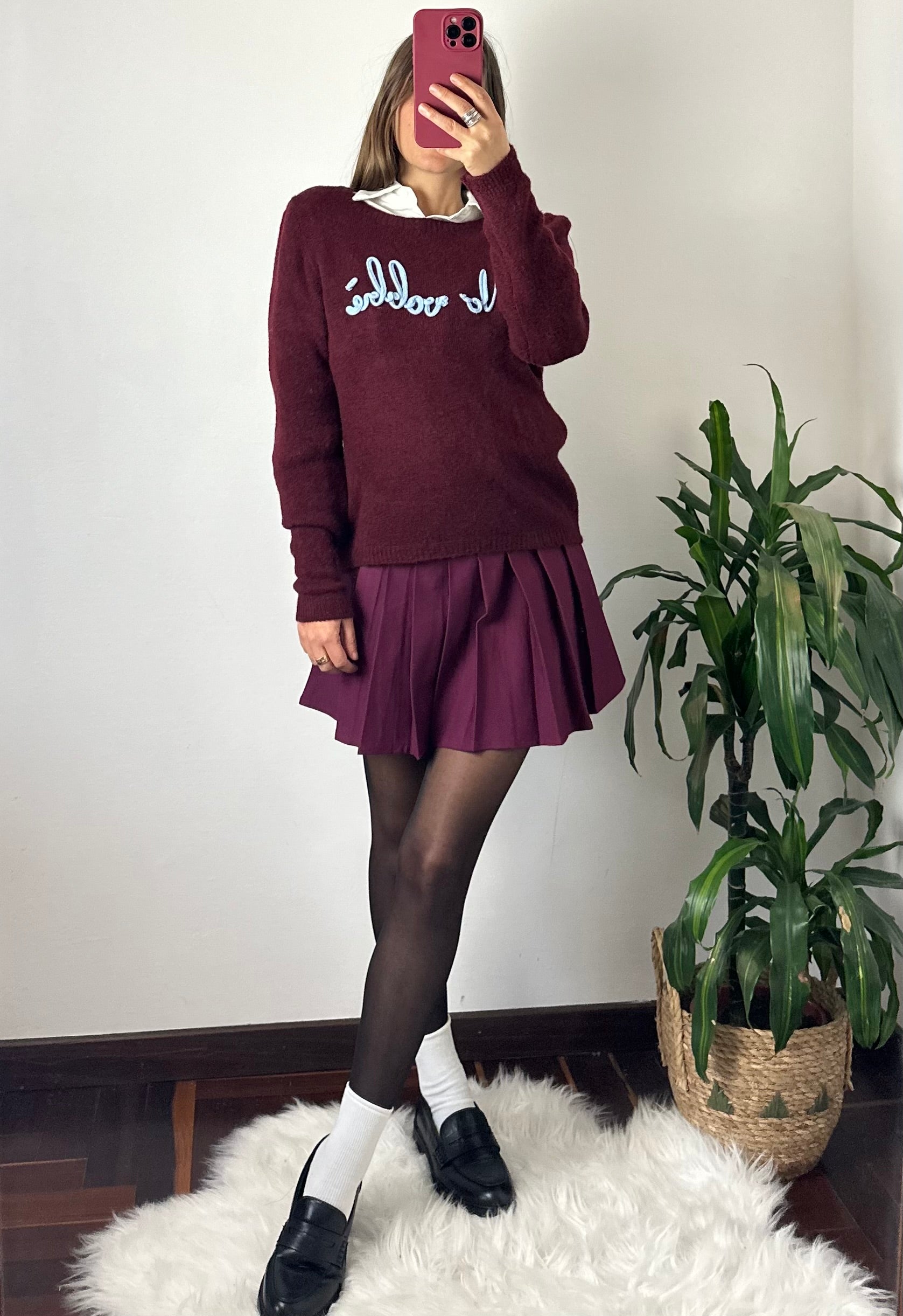 MAGLIONCINO “ No vabbè “ BORDEAUX