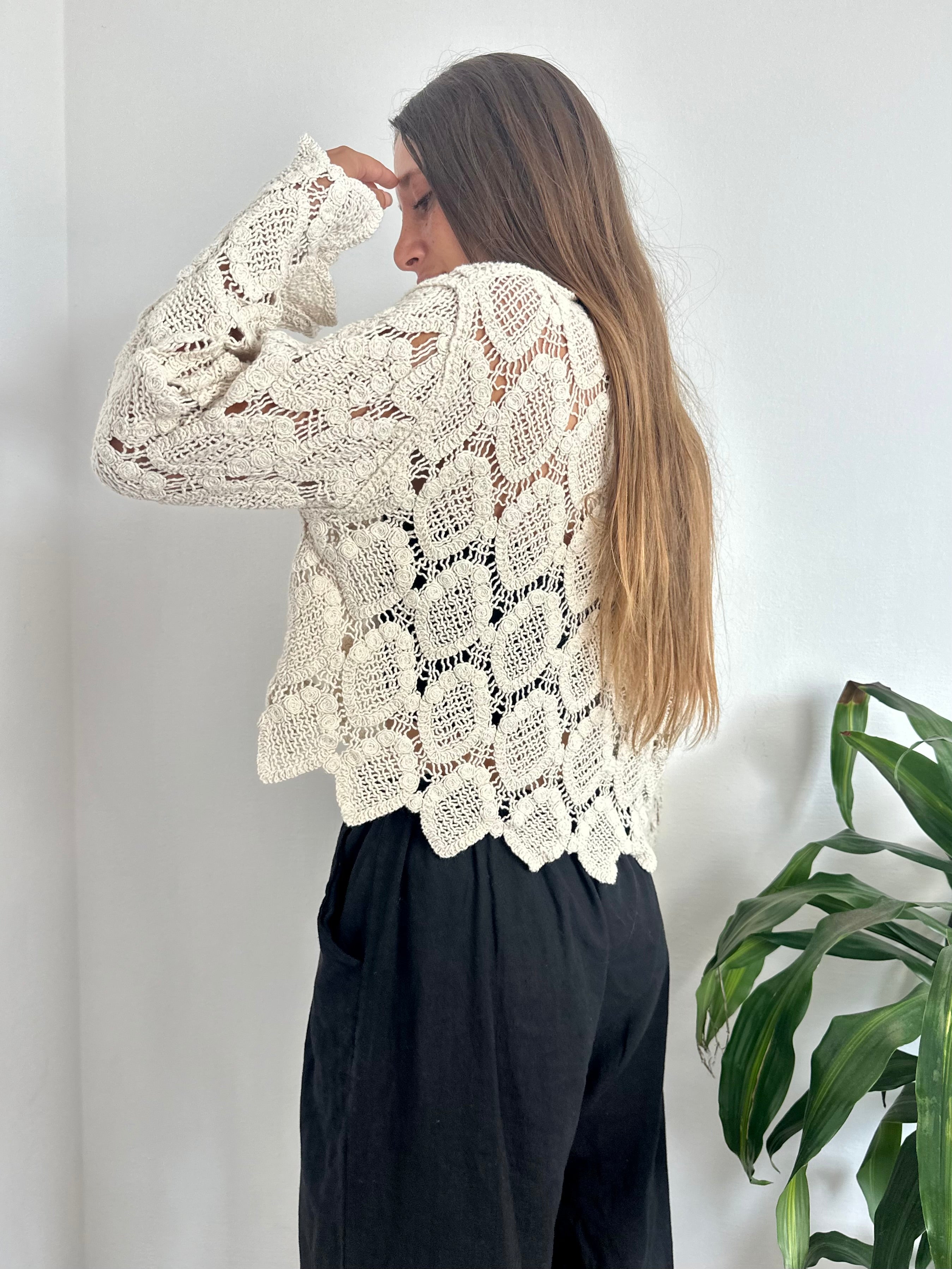 MAGLIA CROCHET COTONE