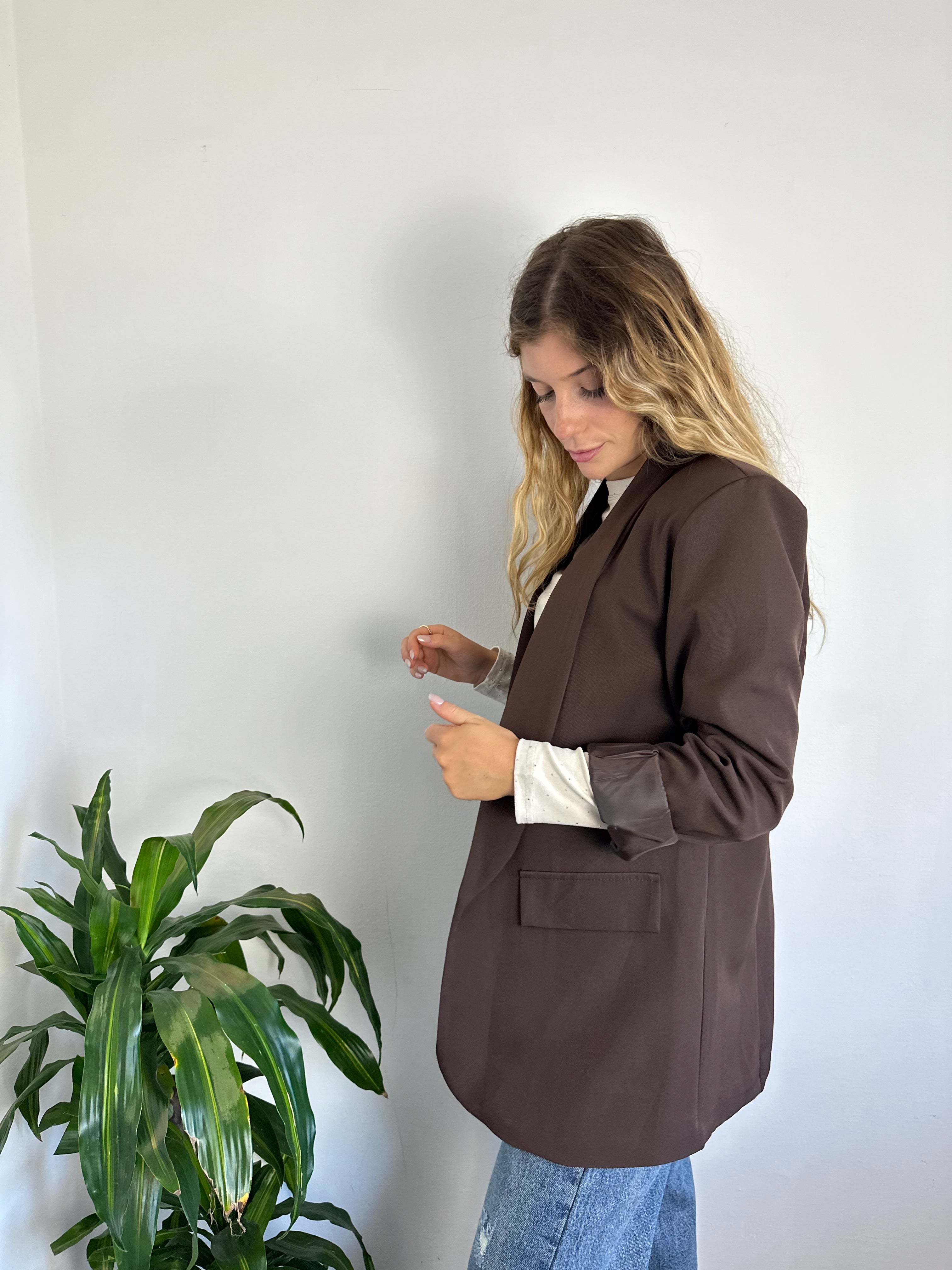 BLAZER CIOCCOLATO