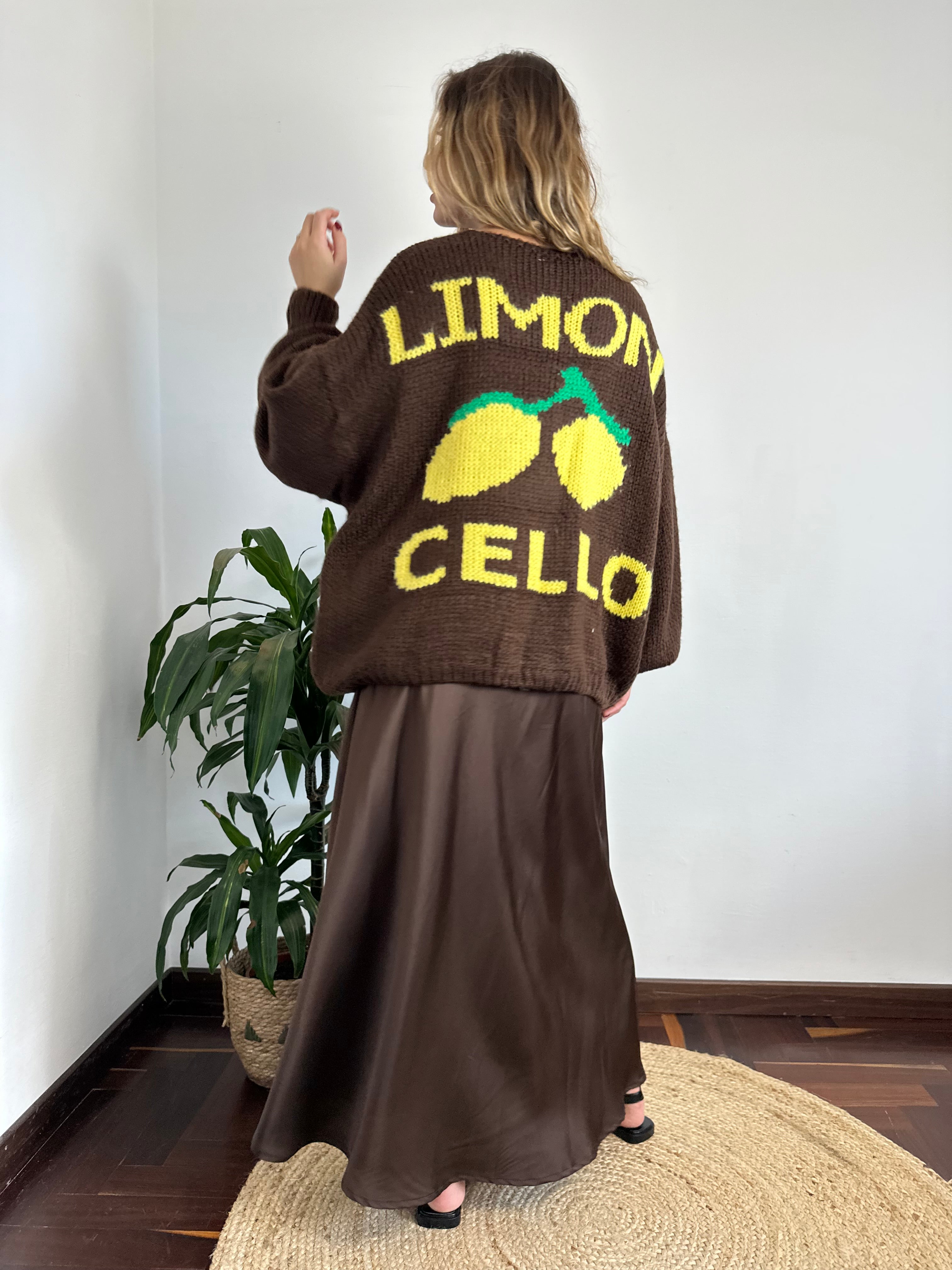 GONNA SATIN CIOCCOLATO