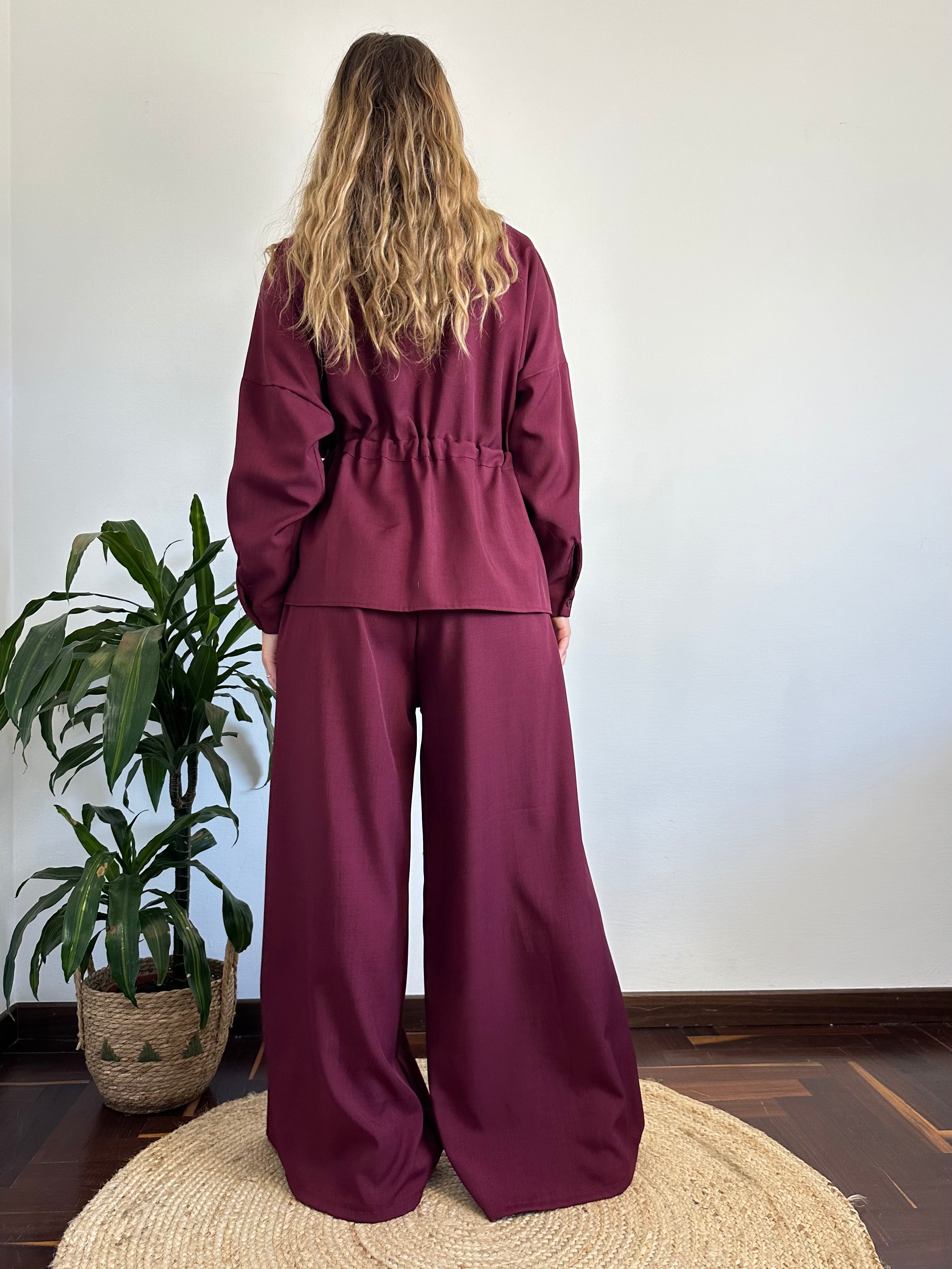 COMPLETO CASACCA BORGOGNA