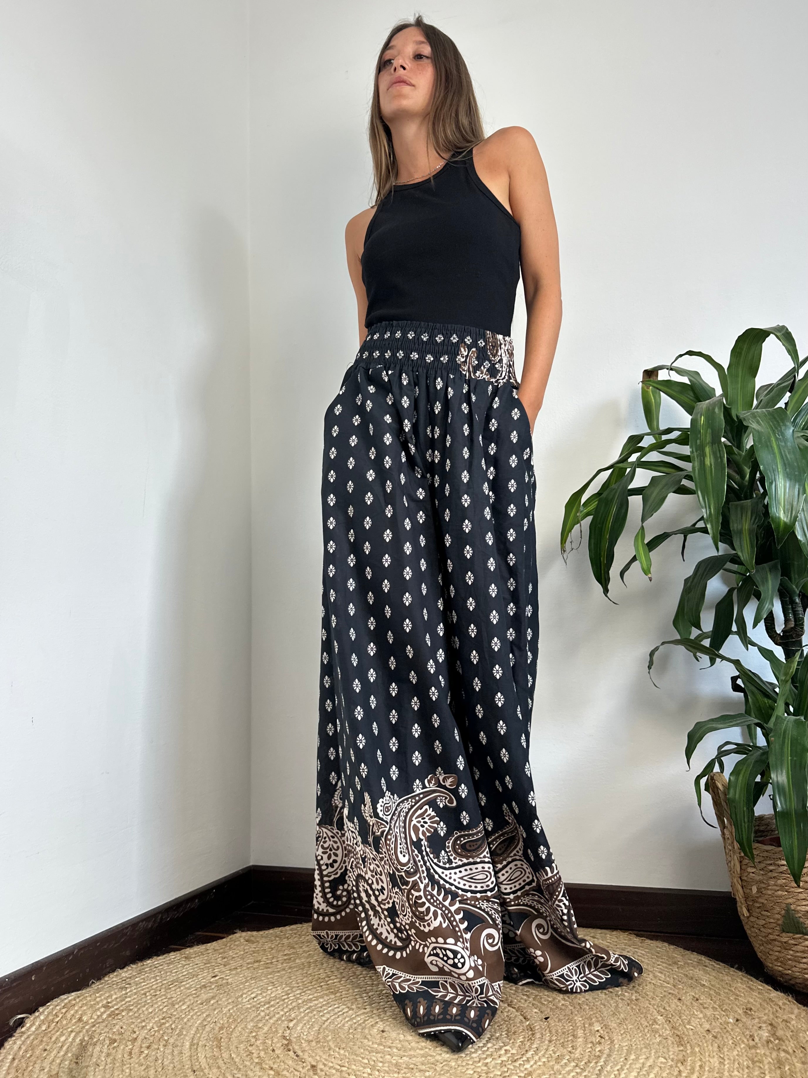 PANTALONE ETNICO 100%COTONE