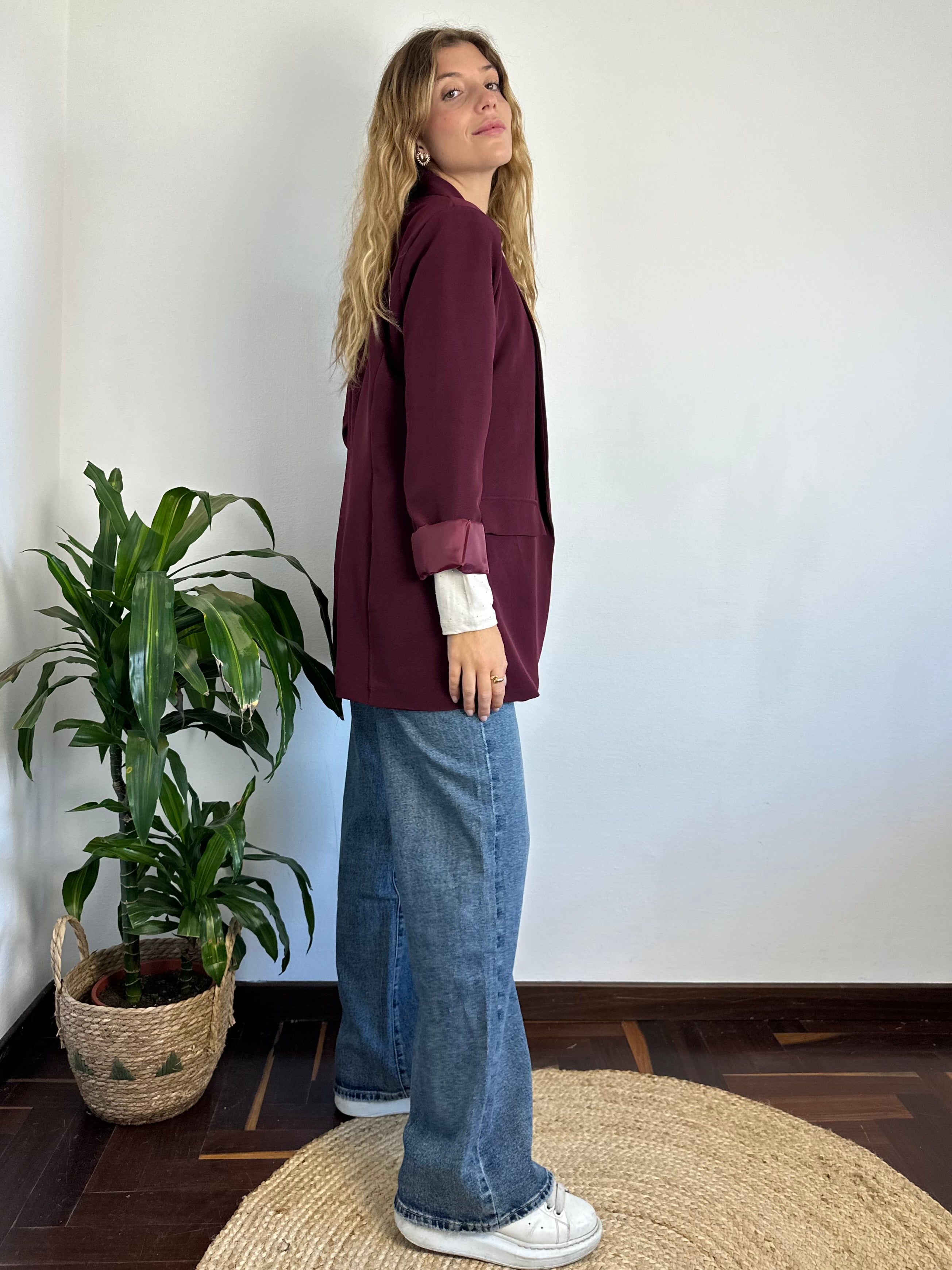 BLAZER BORGOGNA