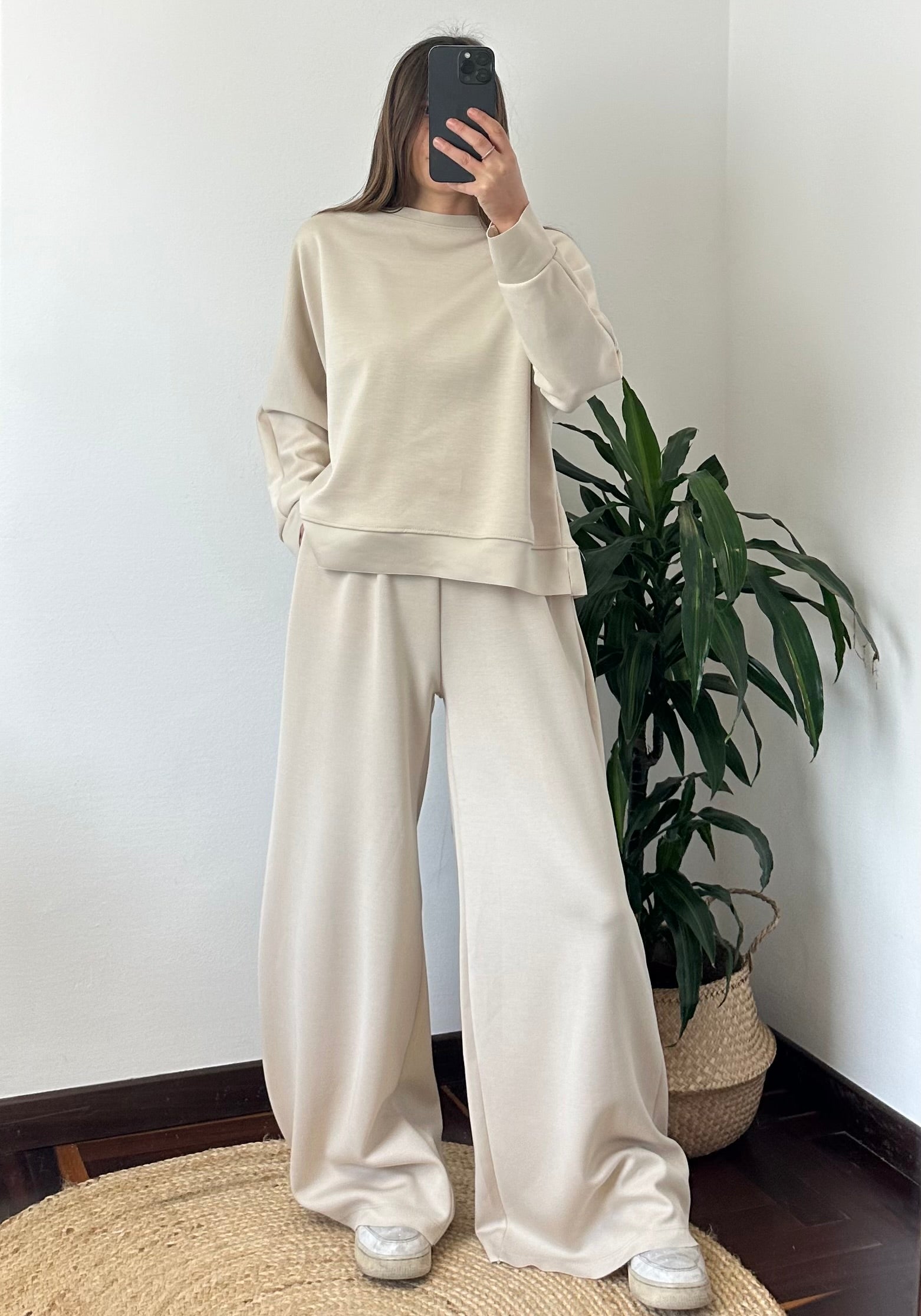 PANTALONE PUNTO MILANO BEIGE