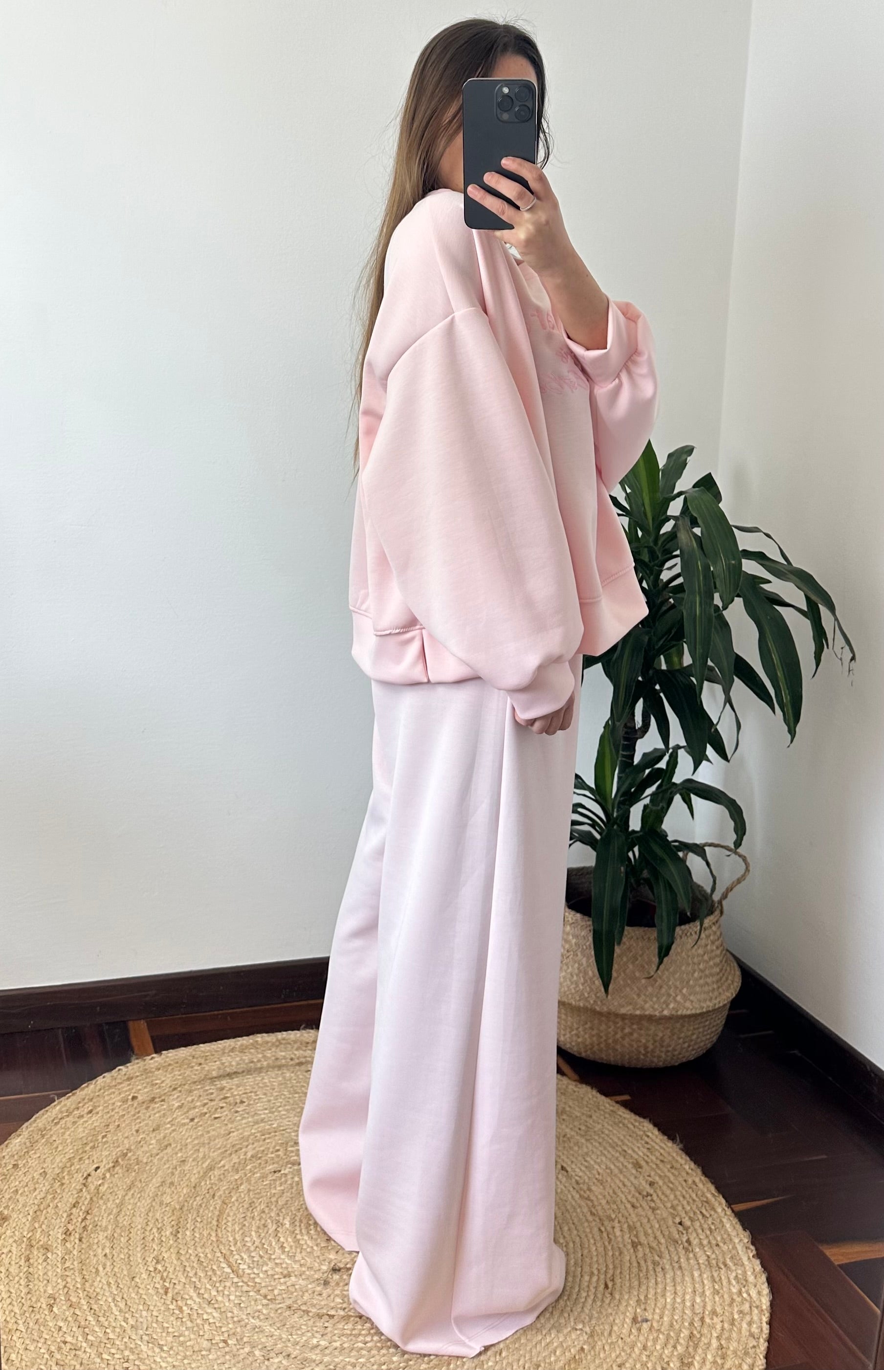 PANTALONE PUNTO MILANO ROSA