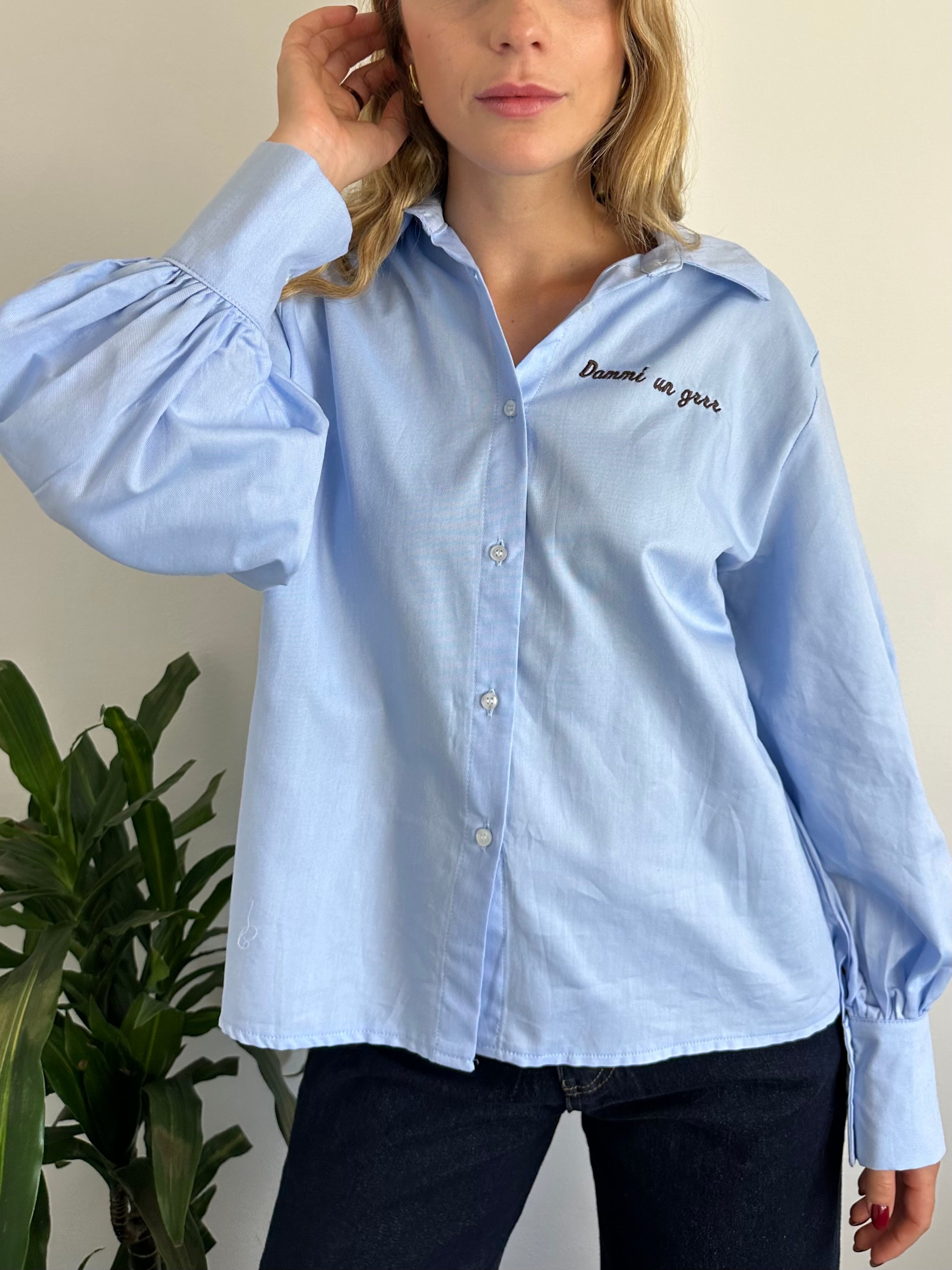 CAMICIA COTONE “dammi un grrr”