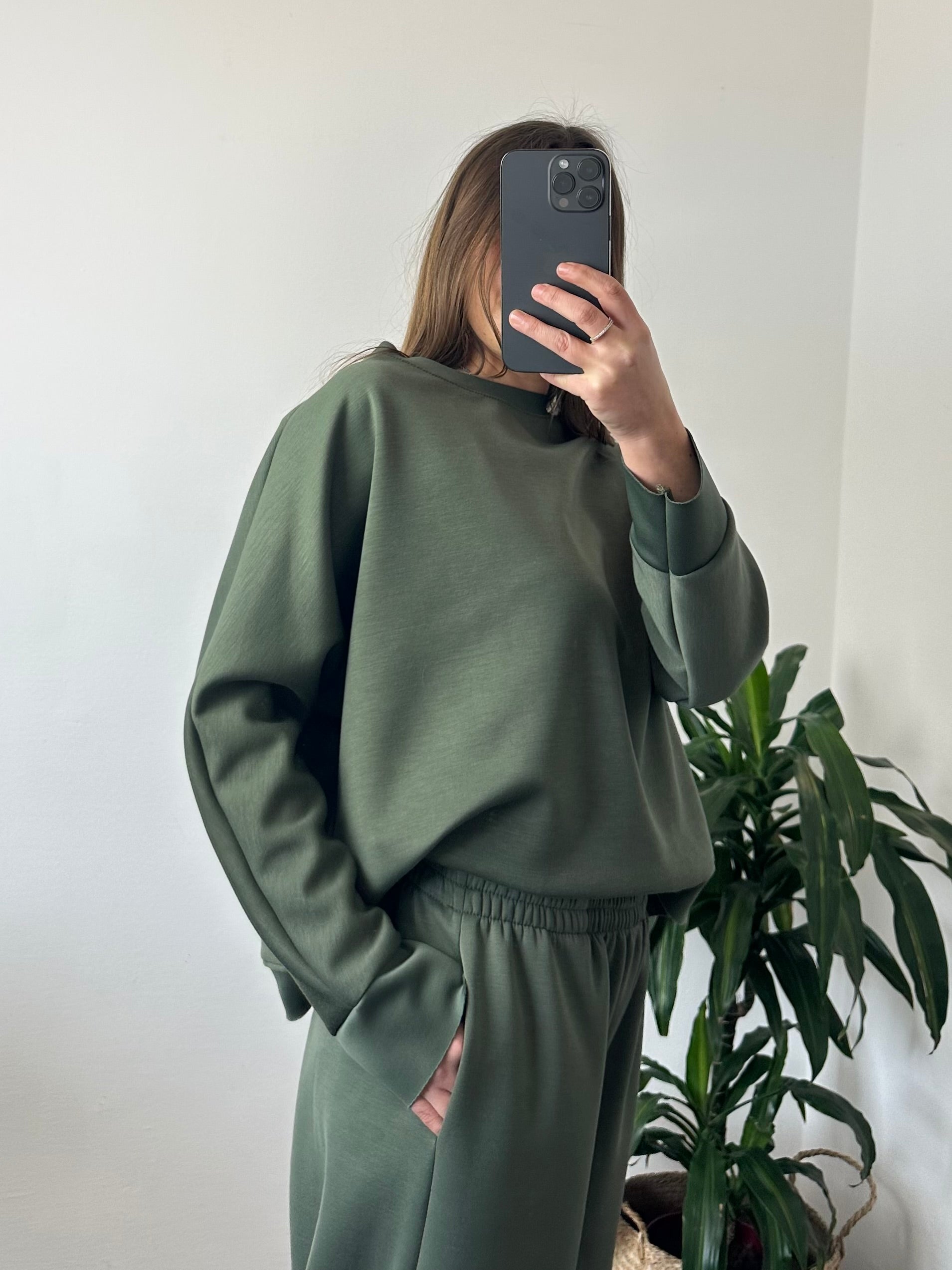 PANTALONE PUNTO MILANO VERDE