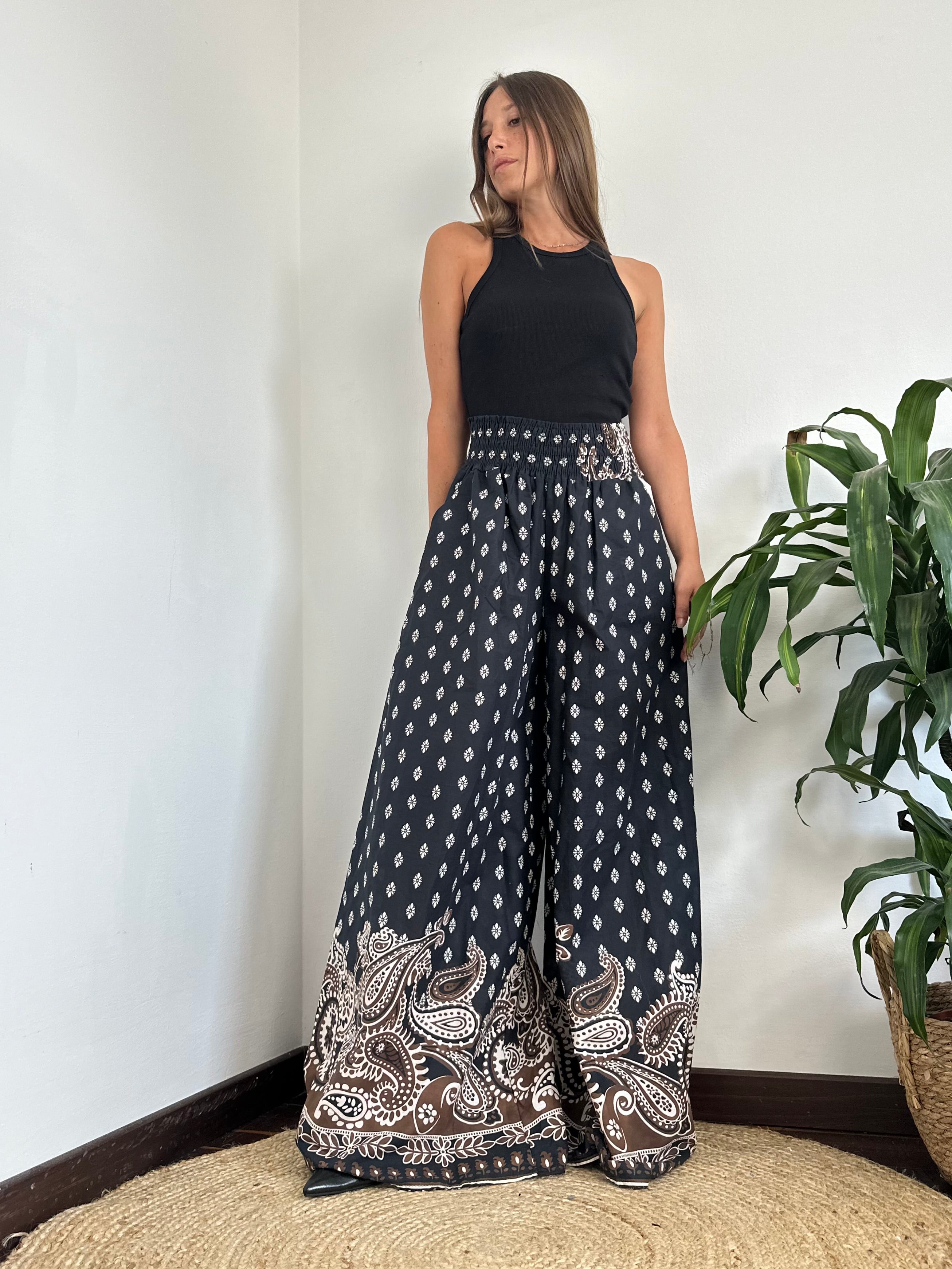 PANTALONE ETNICO 100%COTONE