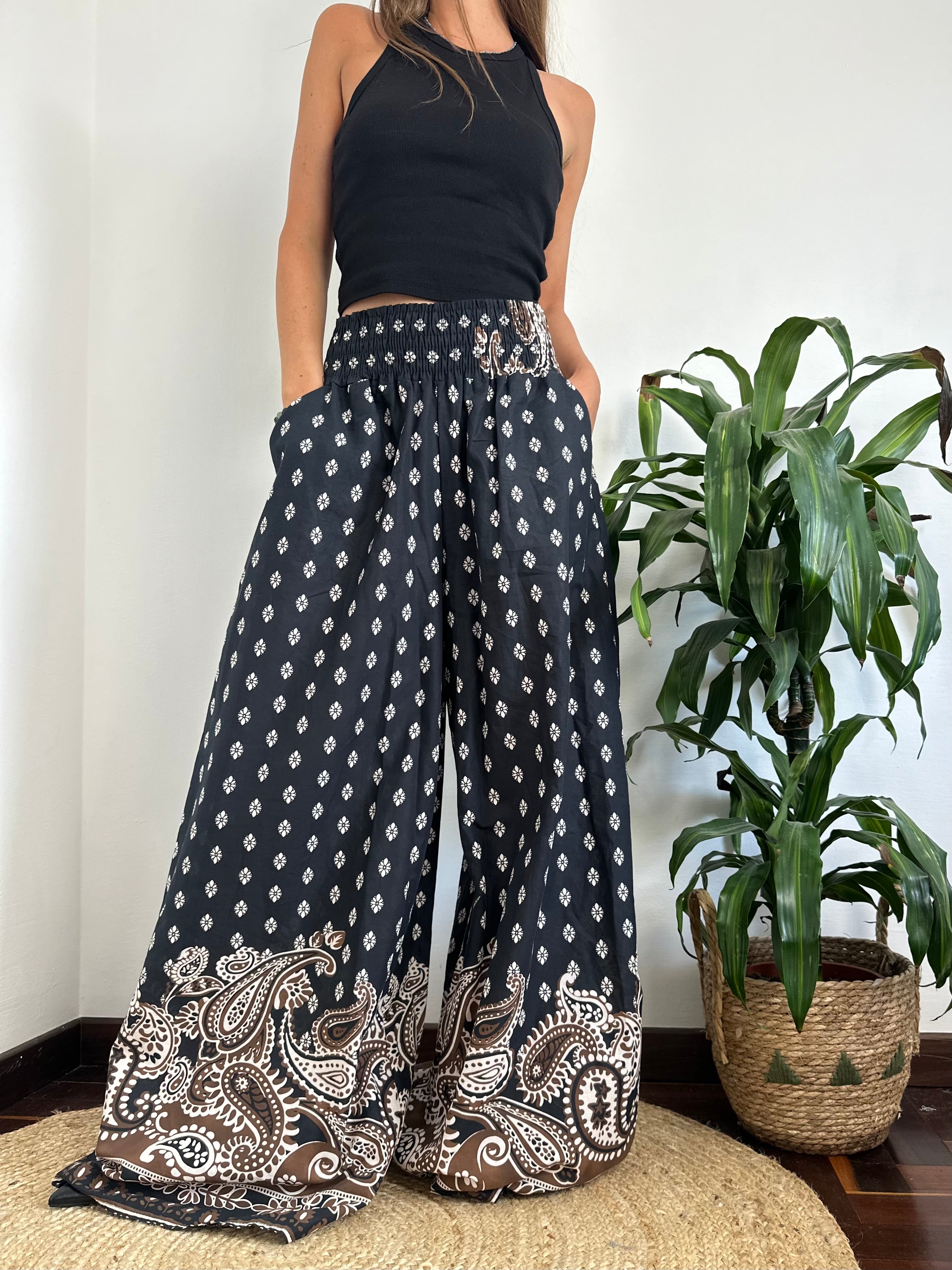 PANTALONE ETNICO 100%COTONE