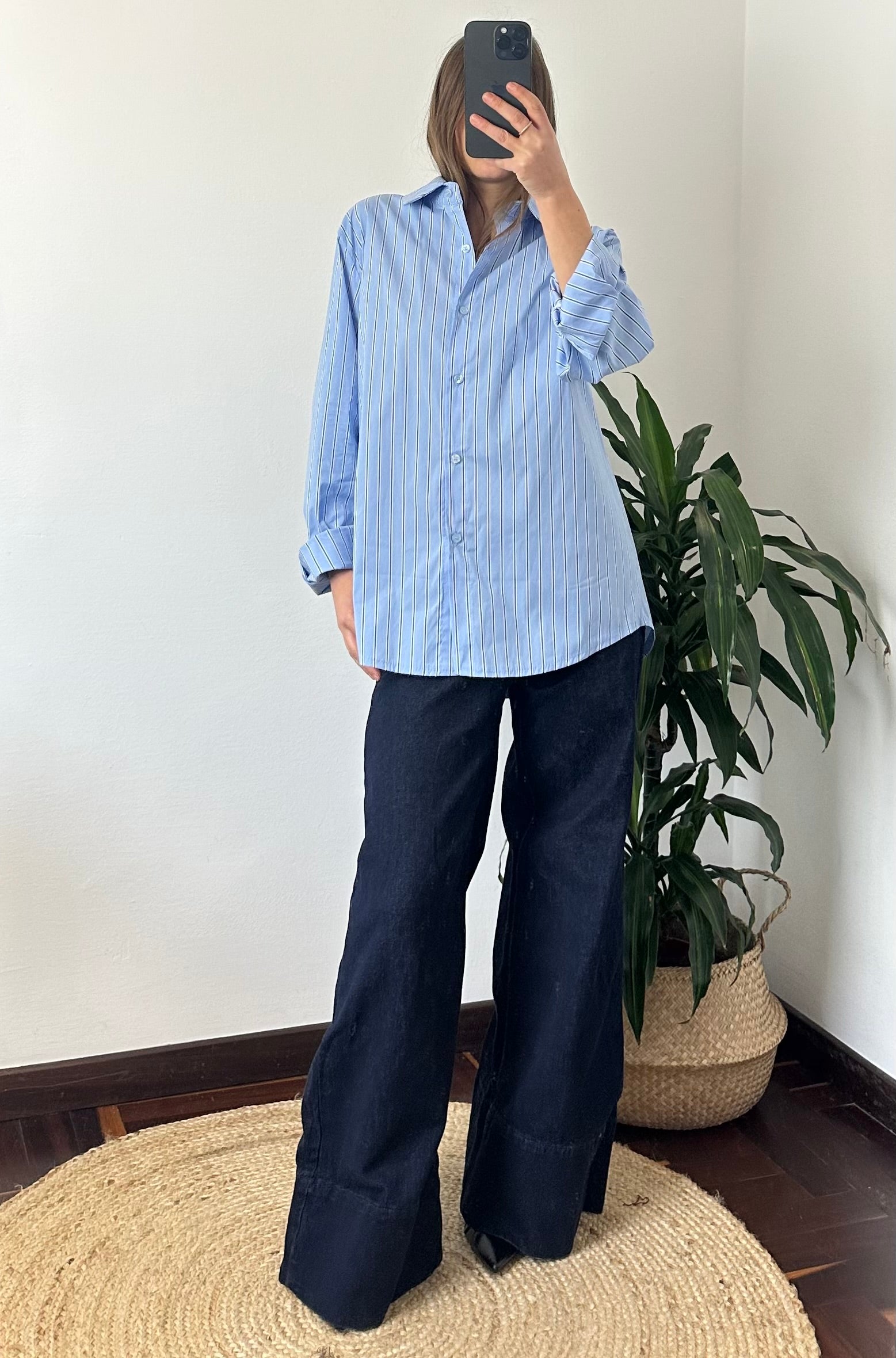 CAMICIA RIGHE 100% COTONE