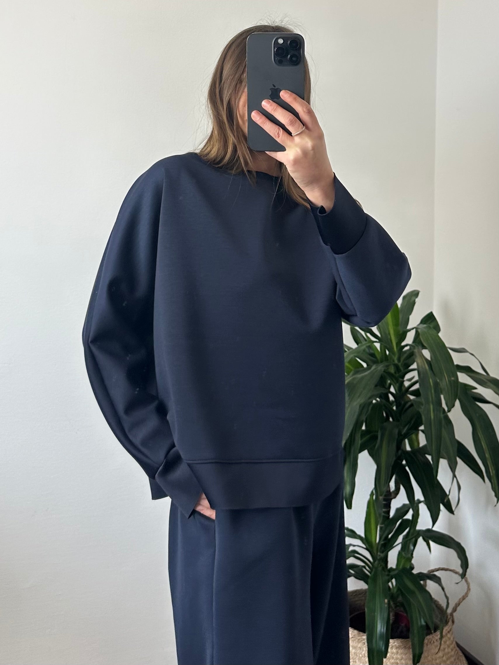 FELPA PUNTO MILANO BLU