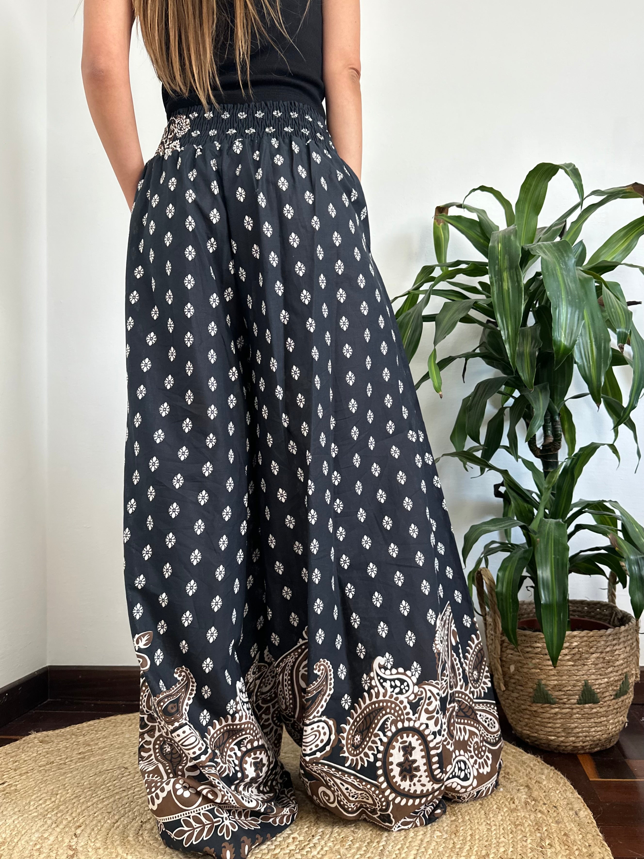 PANTALONE ETNICO 100%COTONE