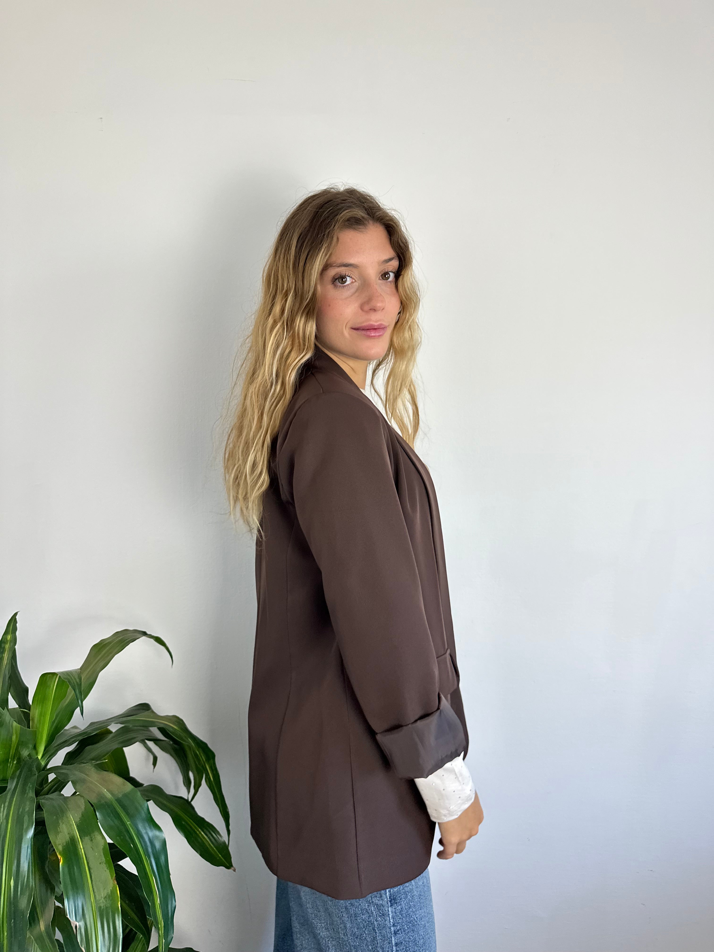 BLAZER CIOCCOLATO