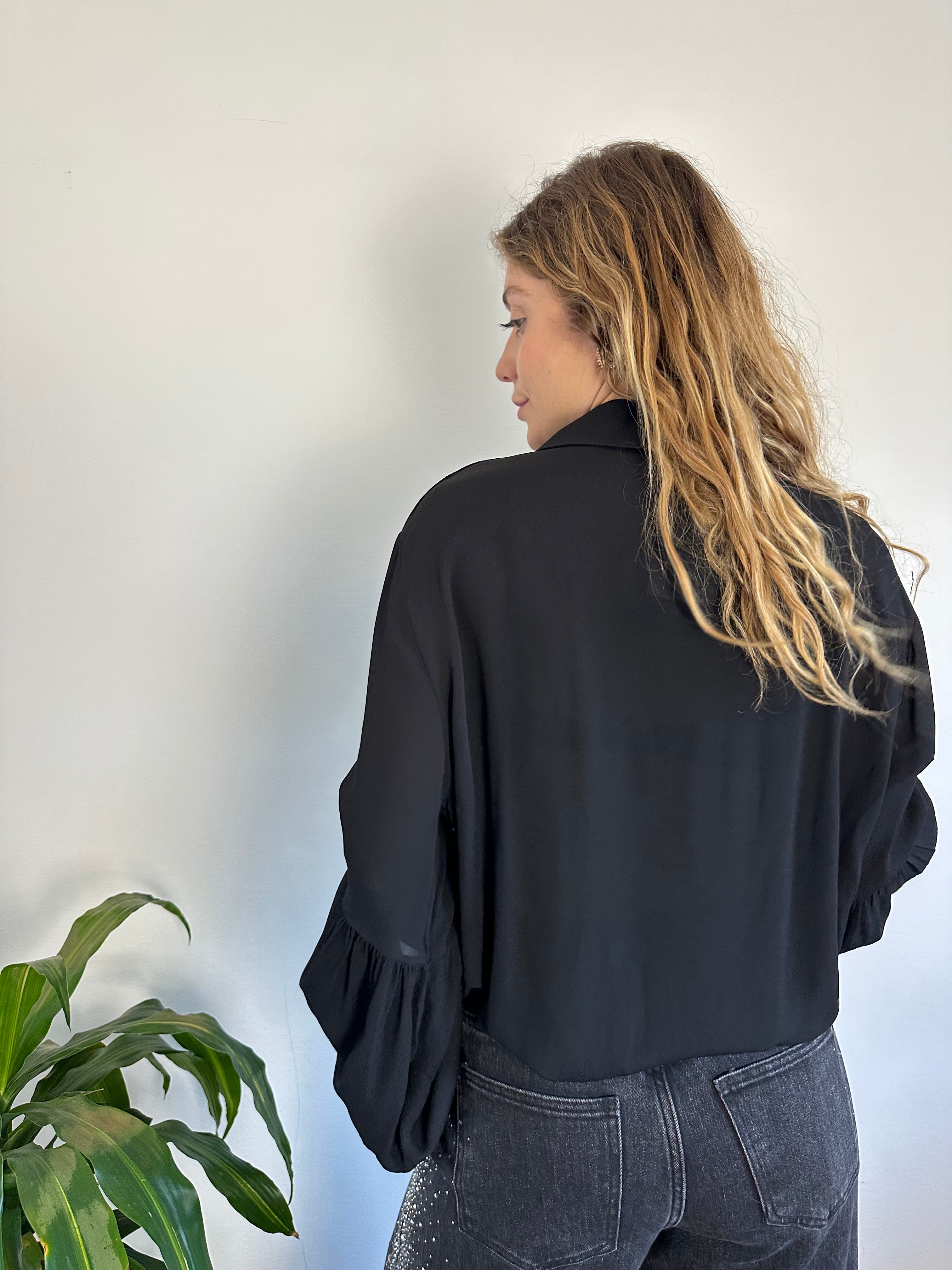 BLUSA MANICA A PALLONCINO “ LUMINA “