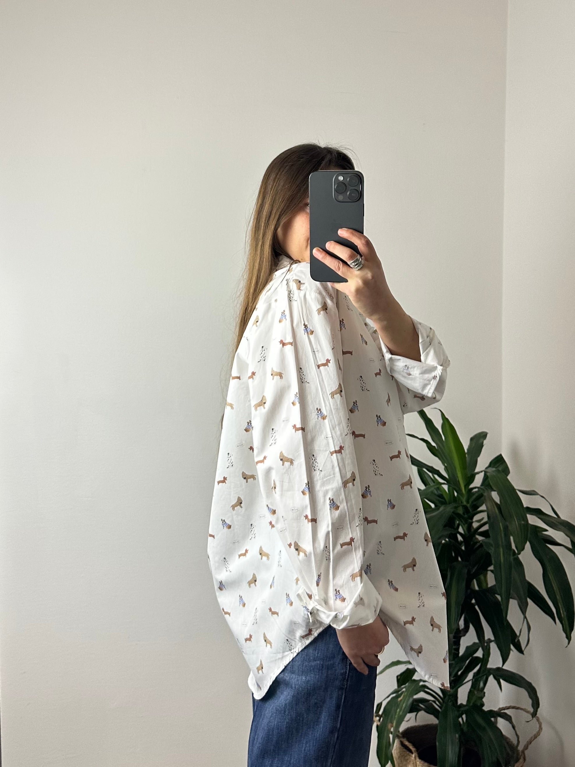 CAMICIA DOGS 100% COTONE