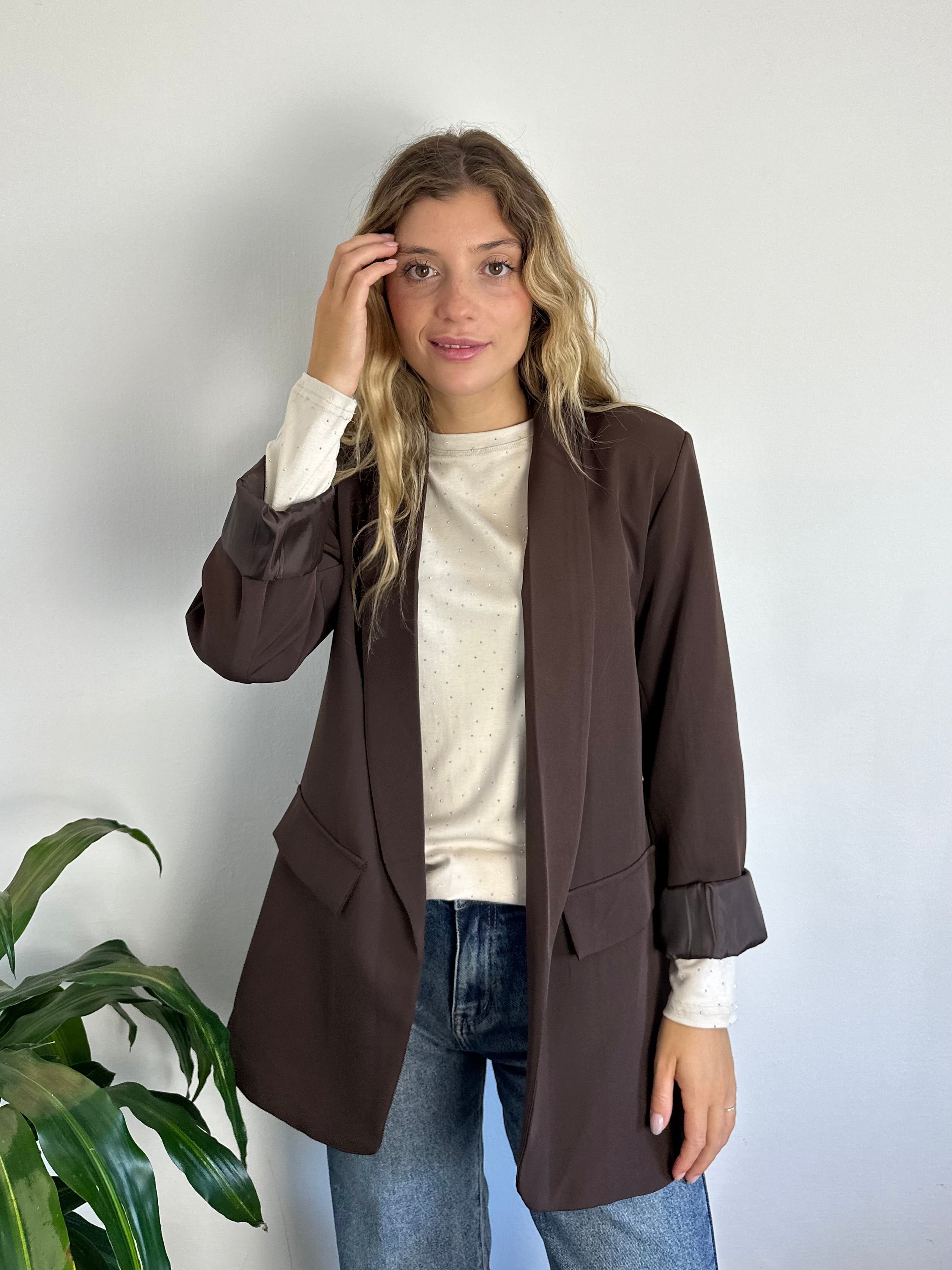 BLAZER CIOCCOLATO