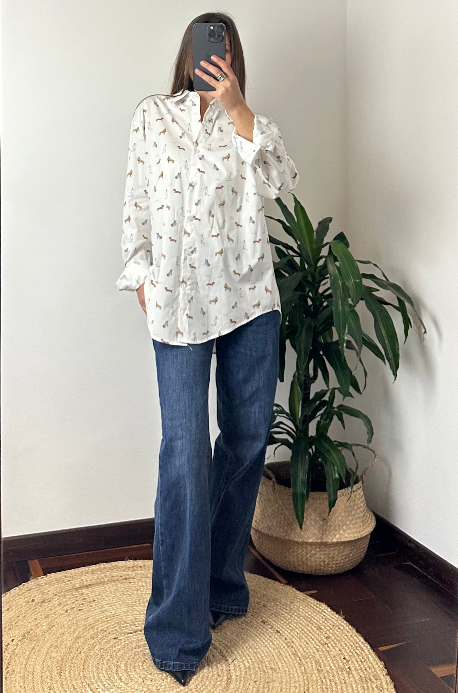 CAMICIA DOGS 100% COTONE