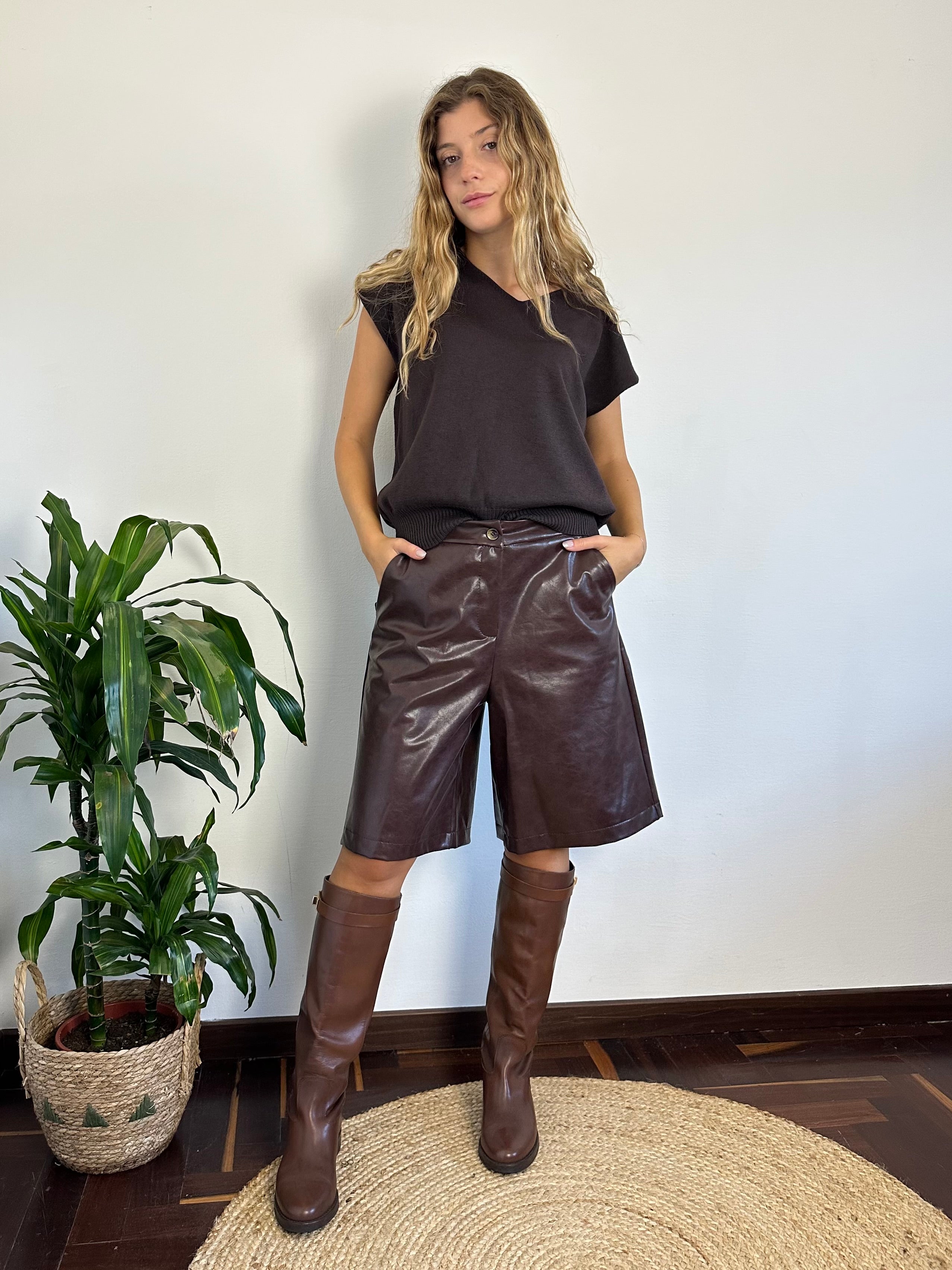 GILET CIOCCOLATO