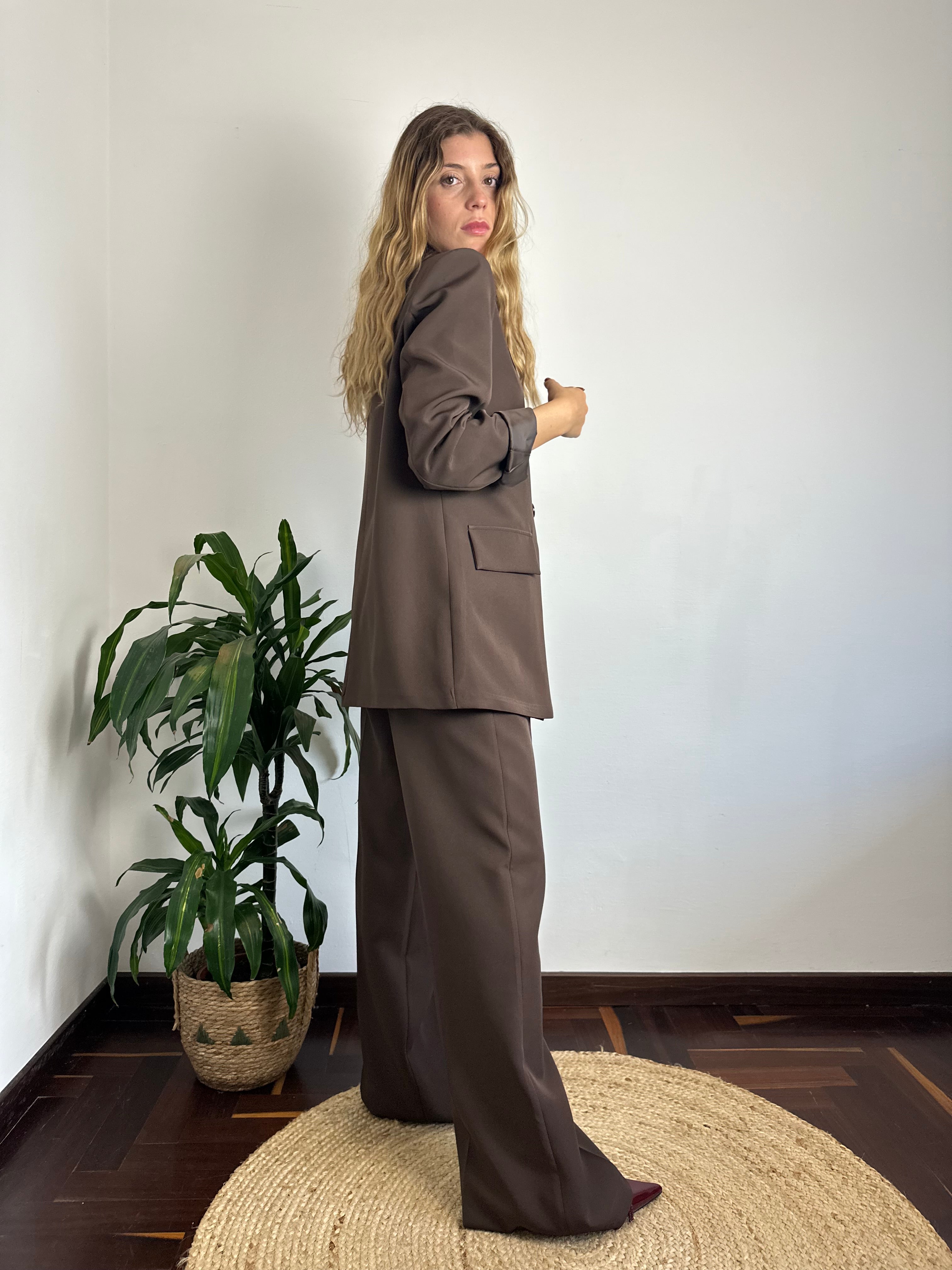 COMPLETO SARTORIALE CIOCCOLATO