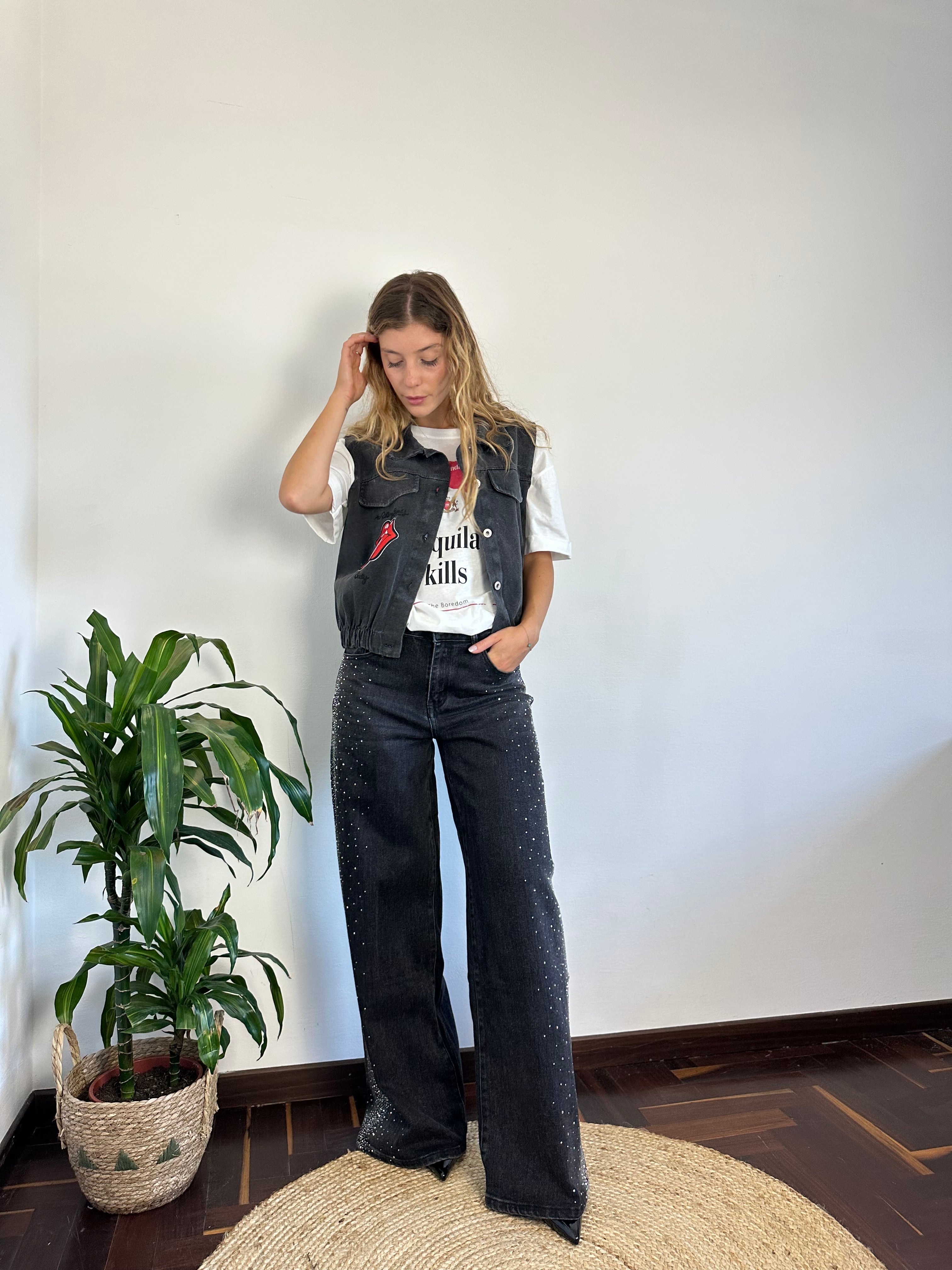 GIILET DENIM
