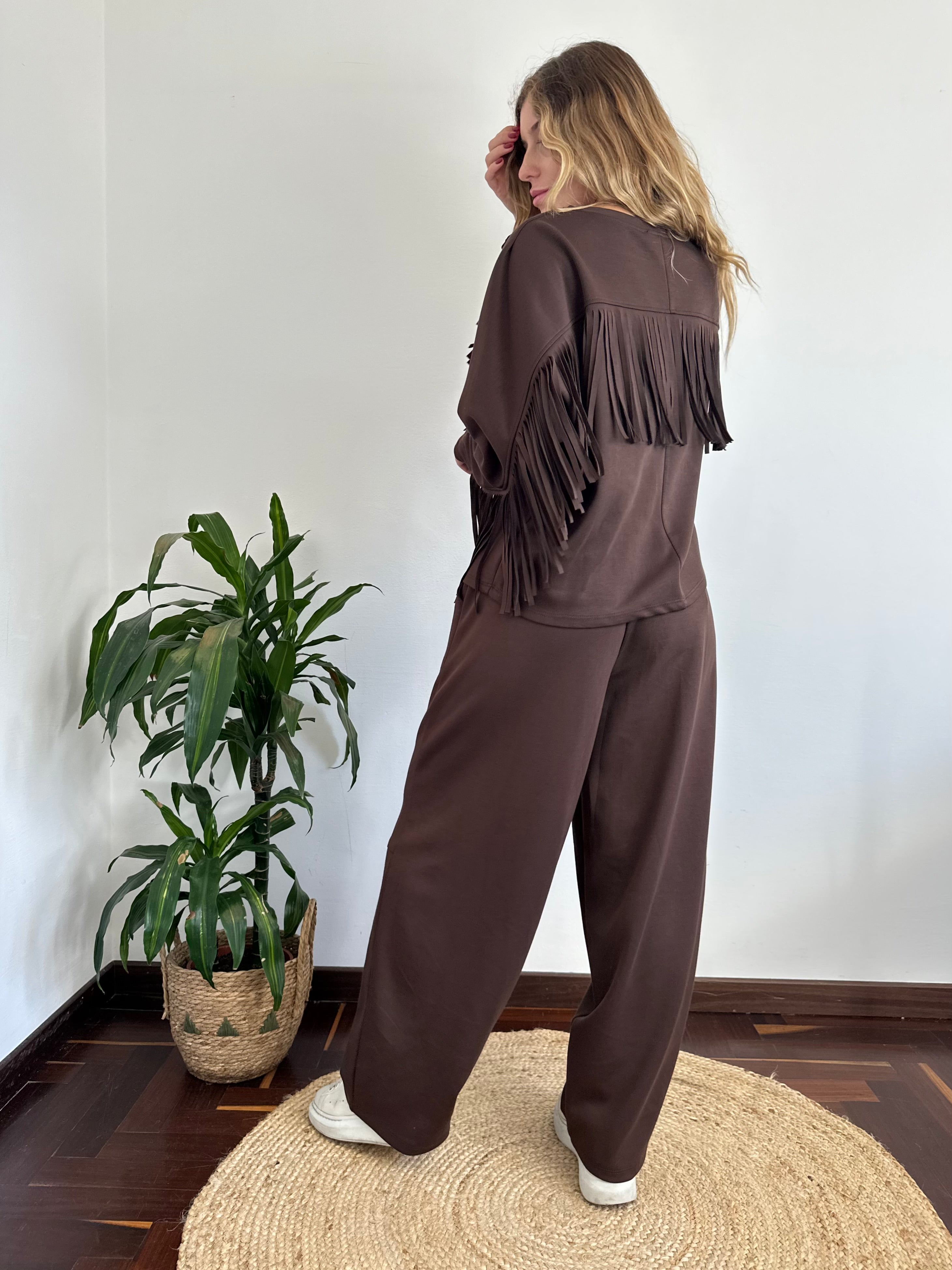 COMPLETO FRANGE CIOCCOLATO