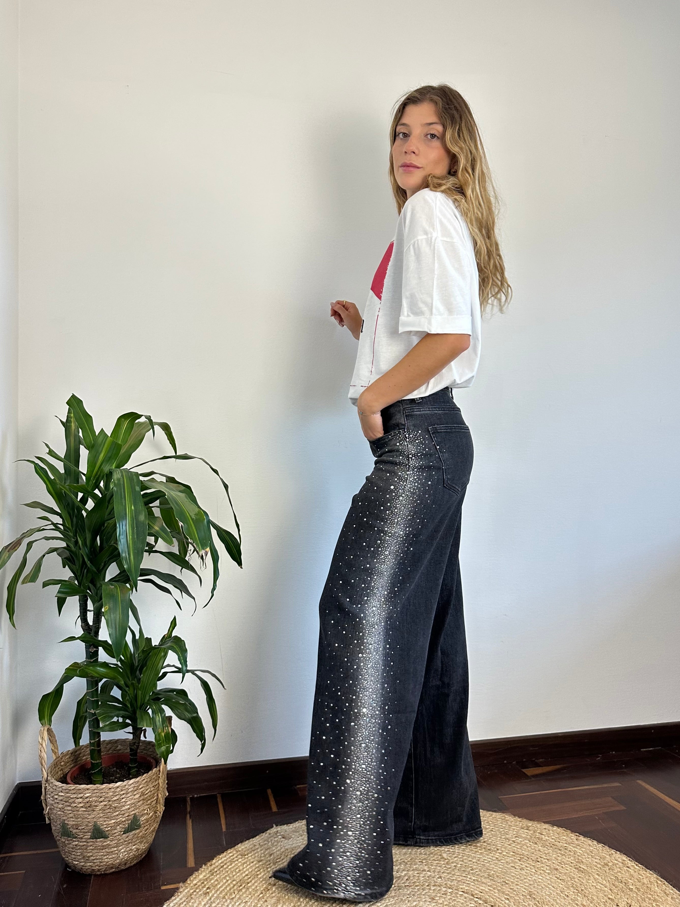 T-SHIRT 100% cotone “tequila” scritta rossa