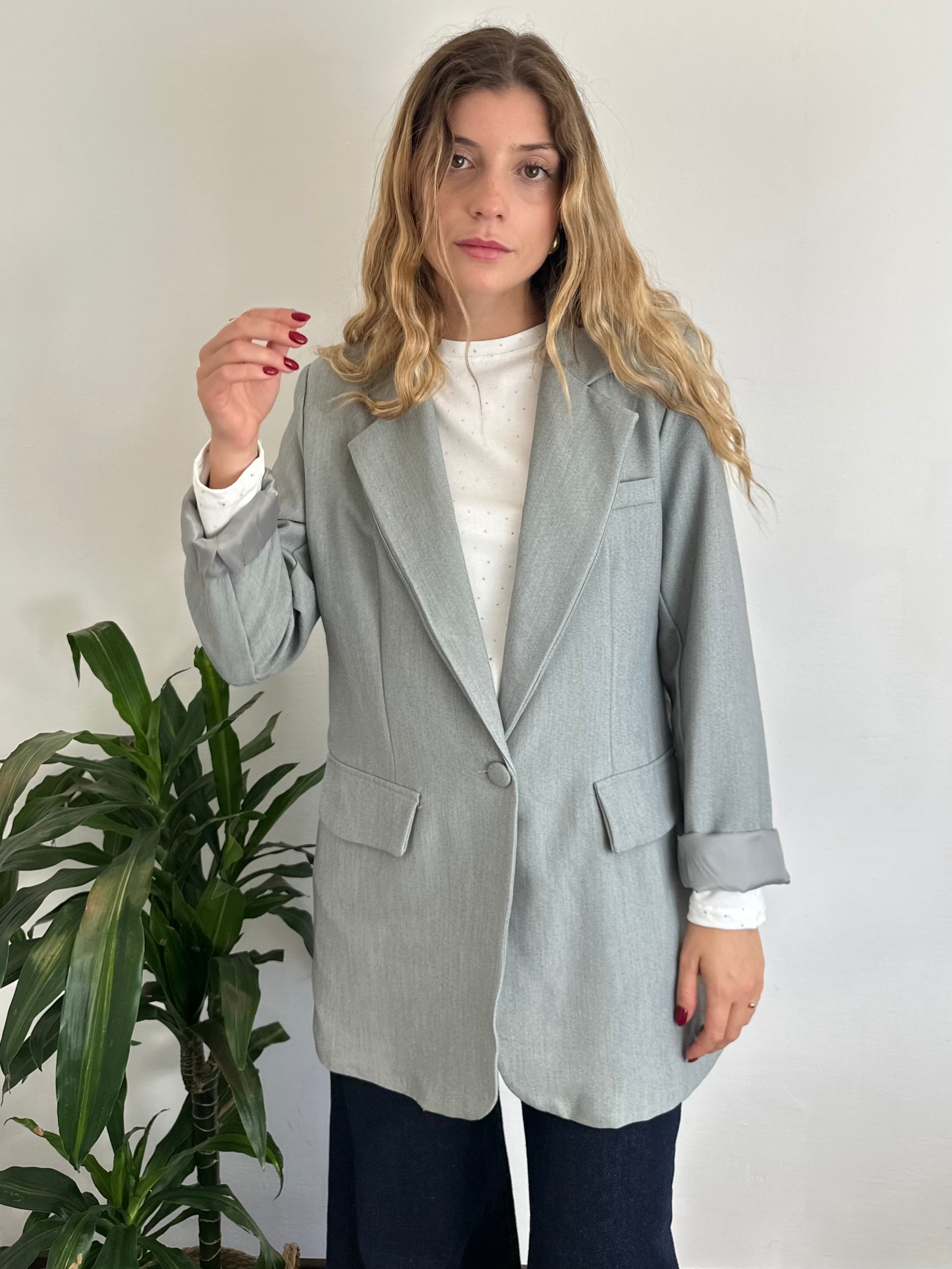 BLAZER SARTORIALE GRIGIO