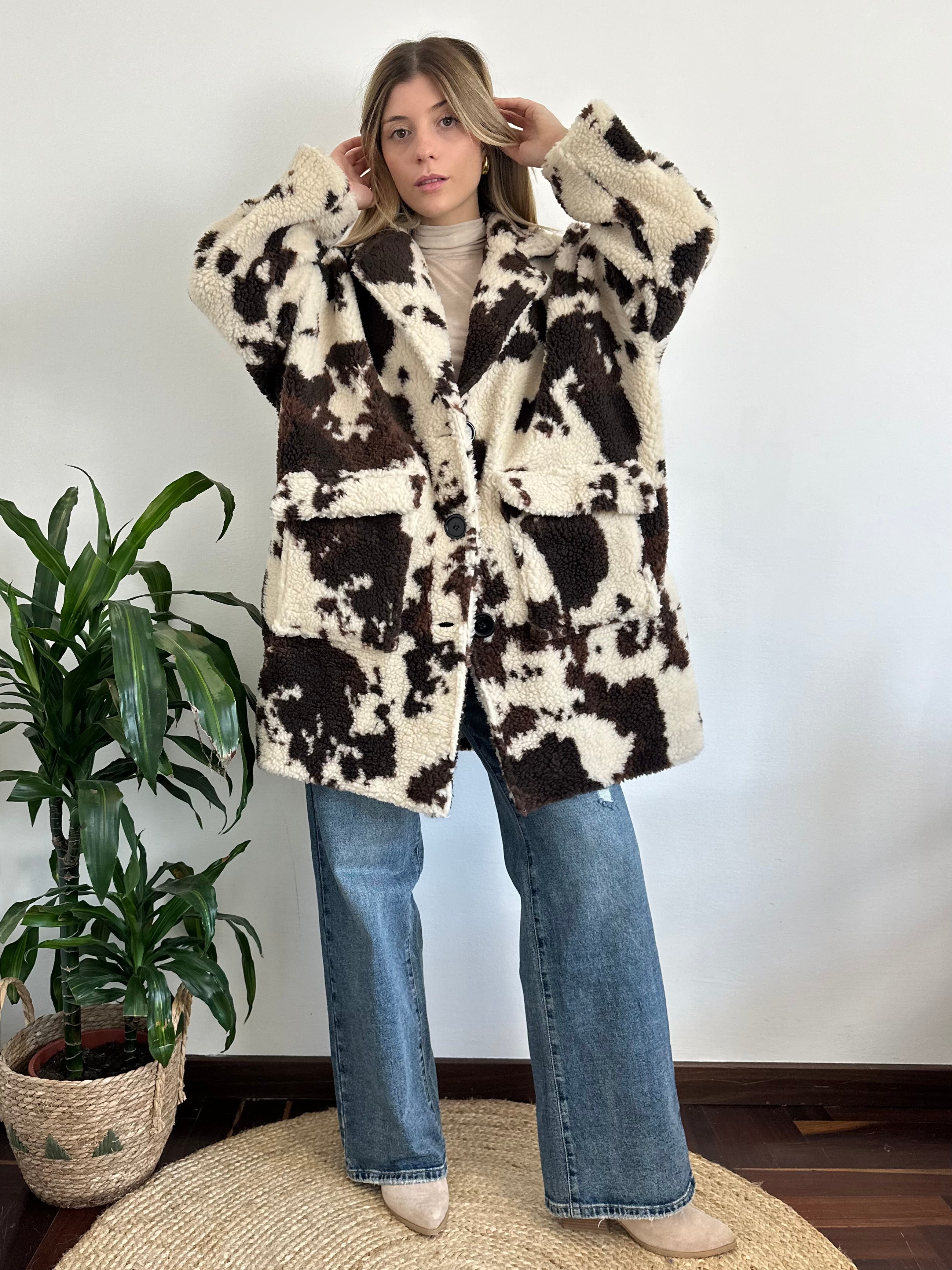 CAPPOTTO TEDDY COW