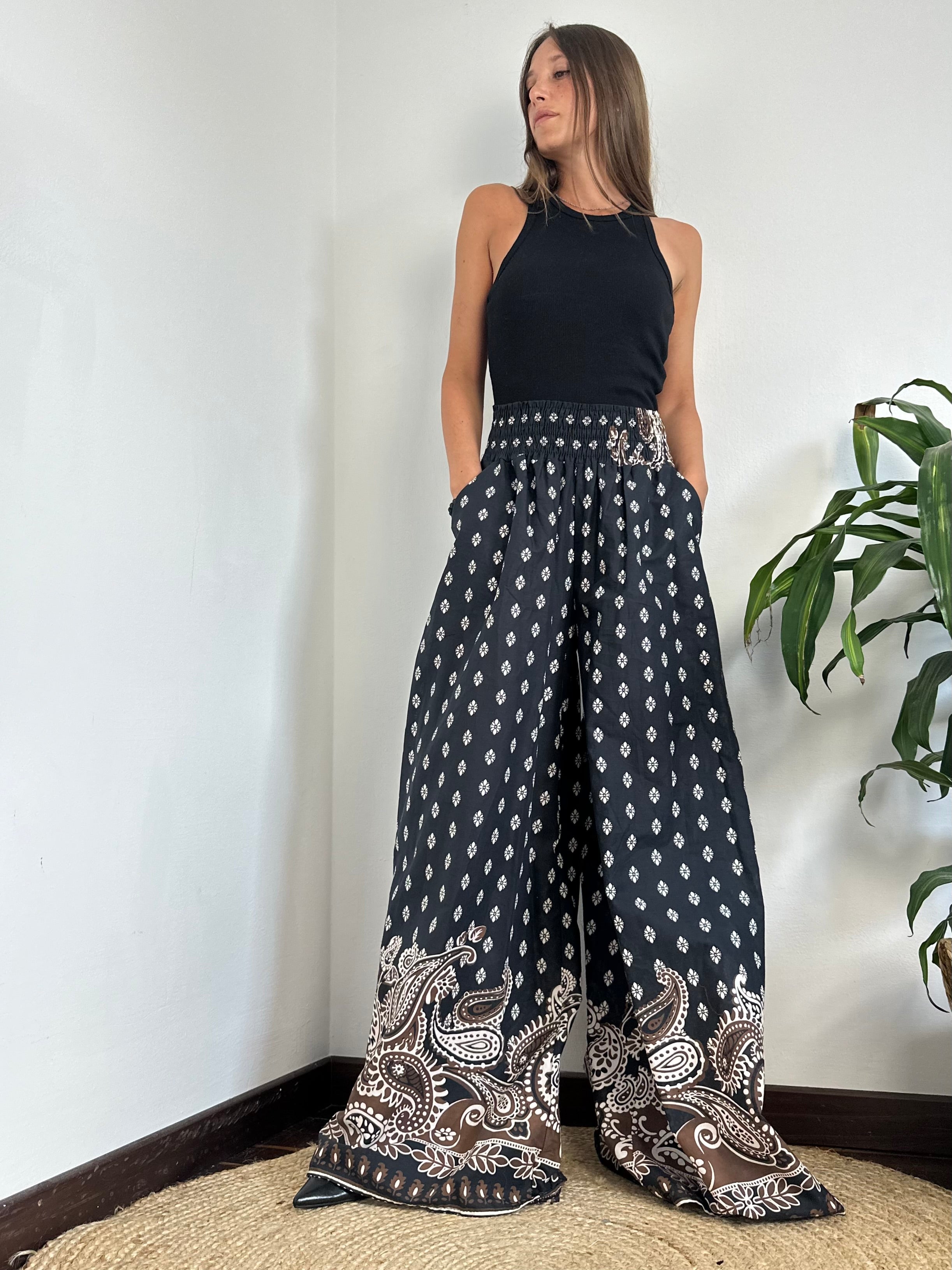 PANTALONE ETNICO 100%COTONE