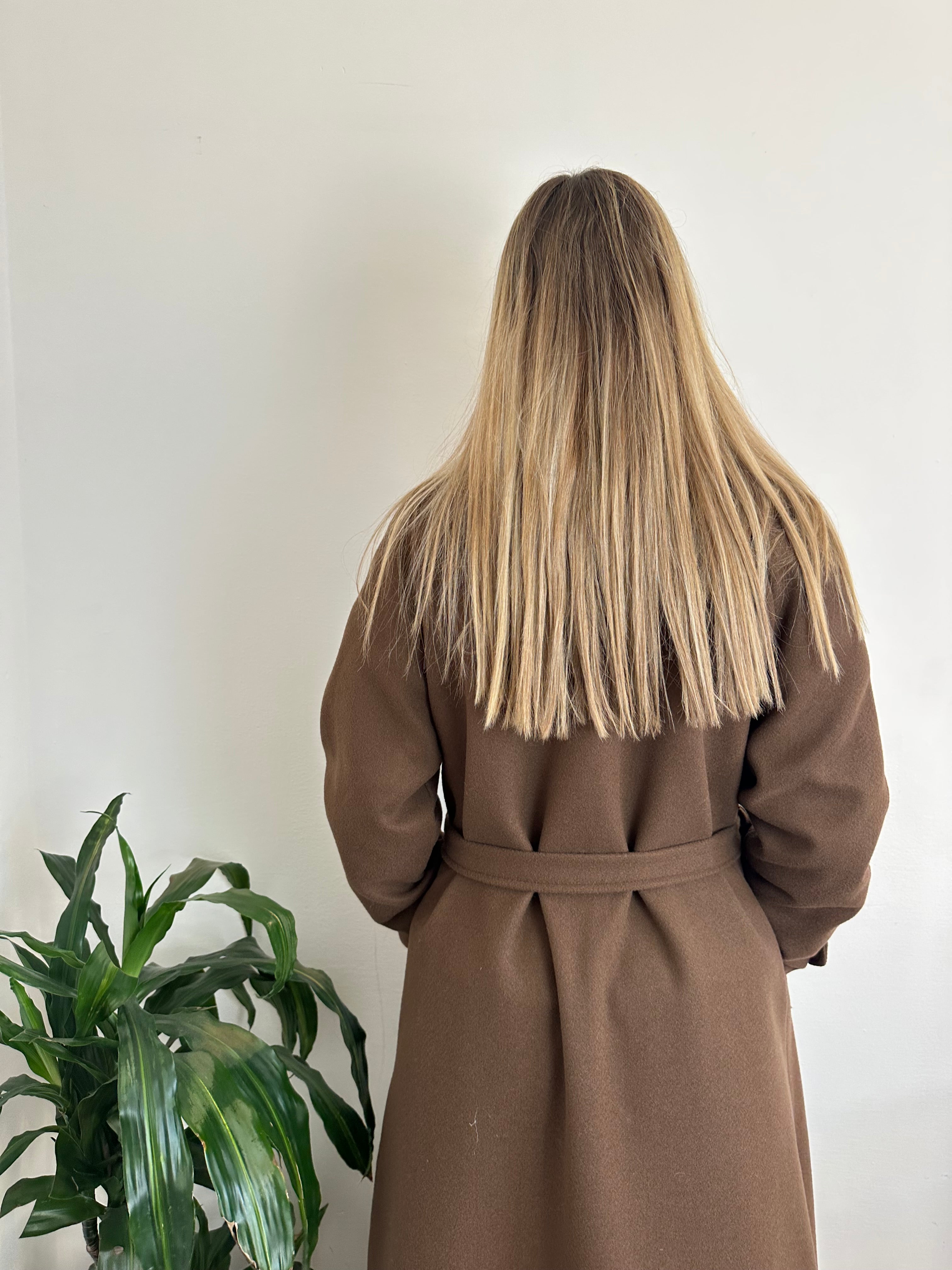 CAPPOTTO LUNGO MARRONE