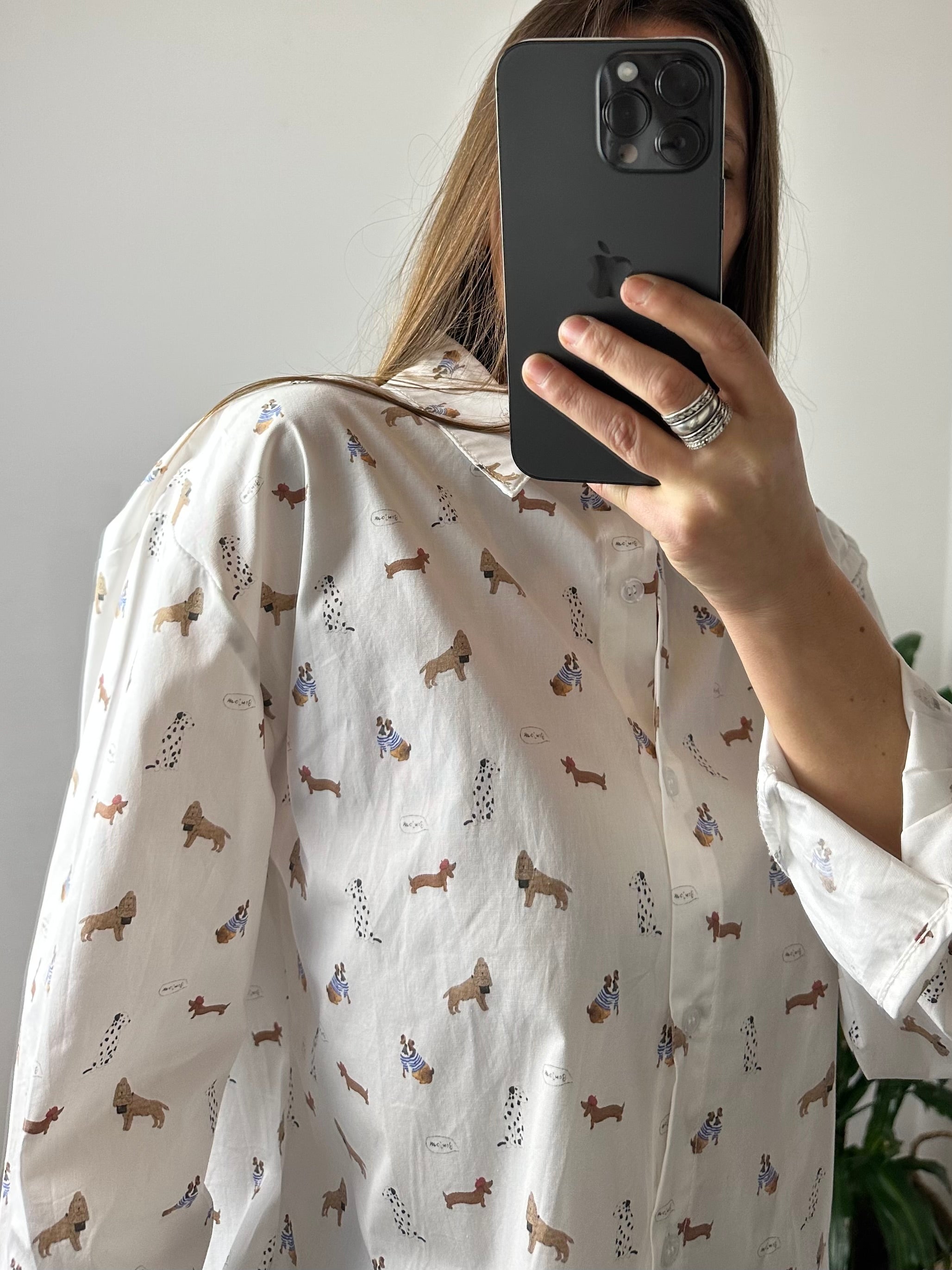 CAMICIA DOGS 100% COTONE