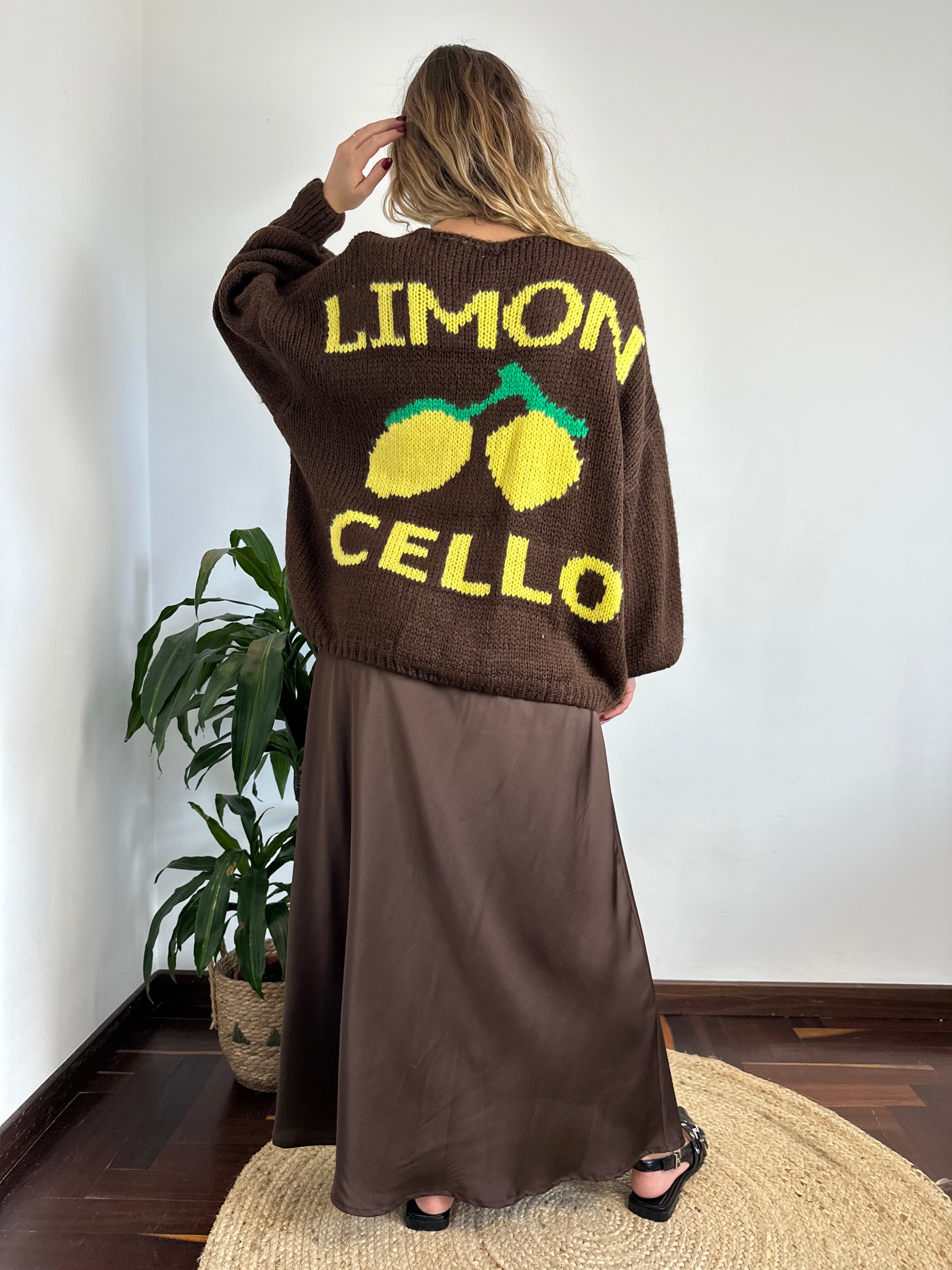 GONNA SATIN CIOCCOLATO