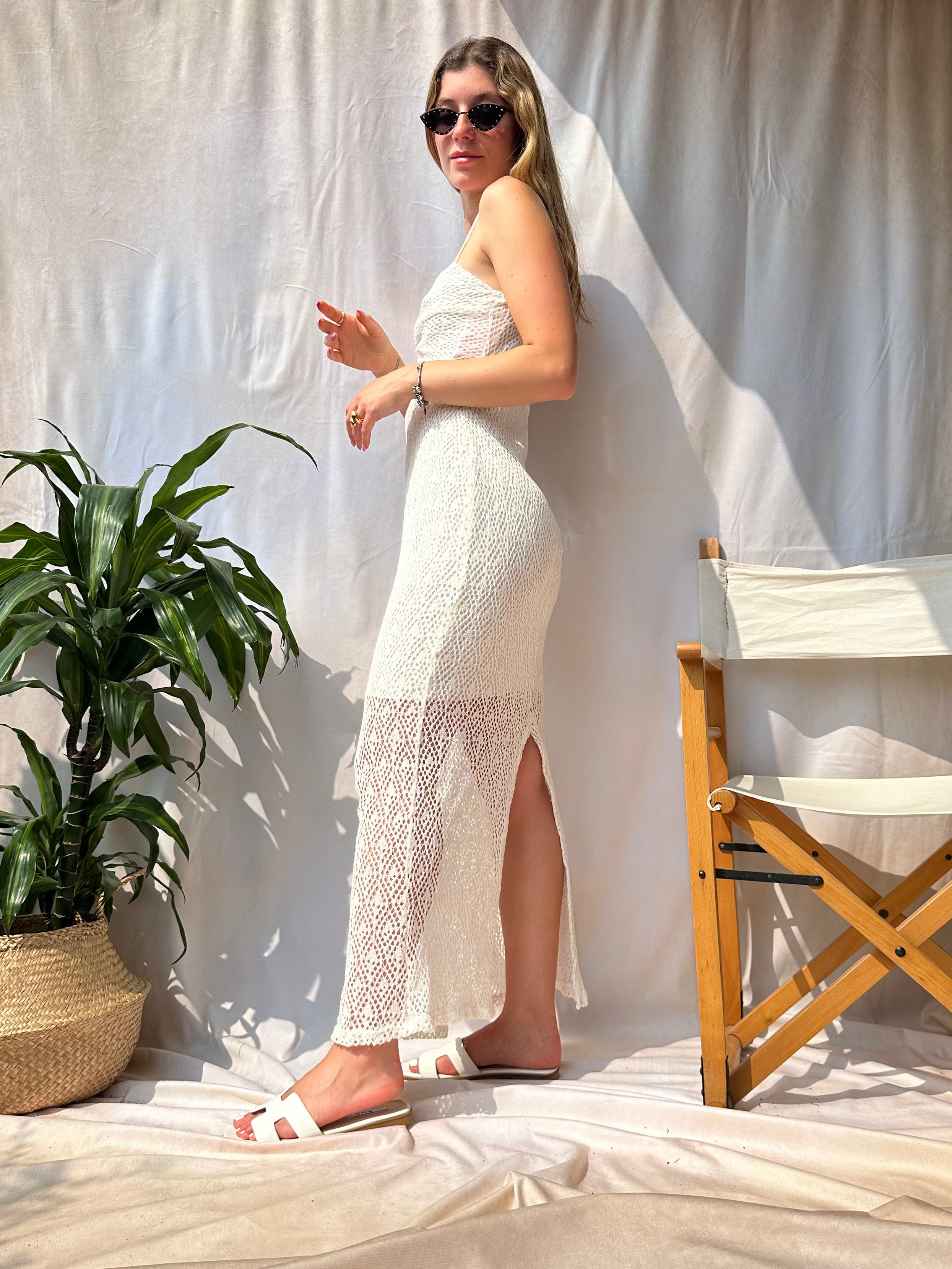 ABITO CROCHET LUNGO MYKONOS