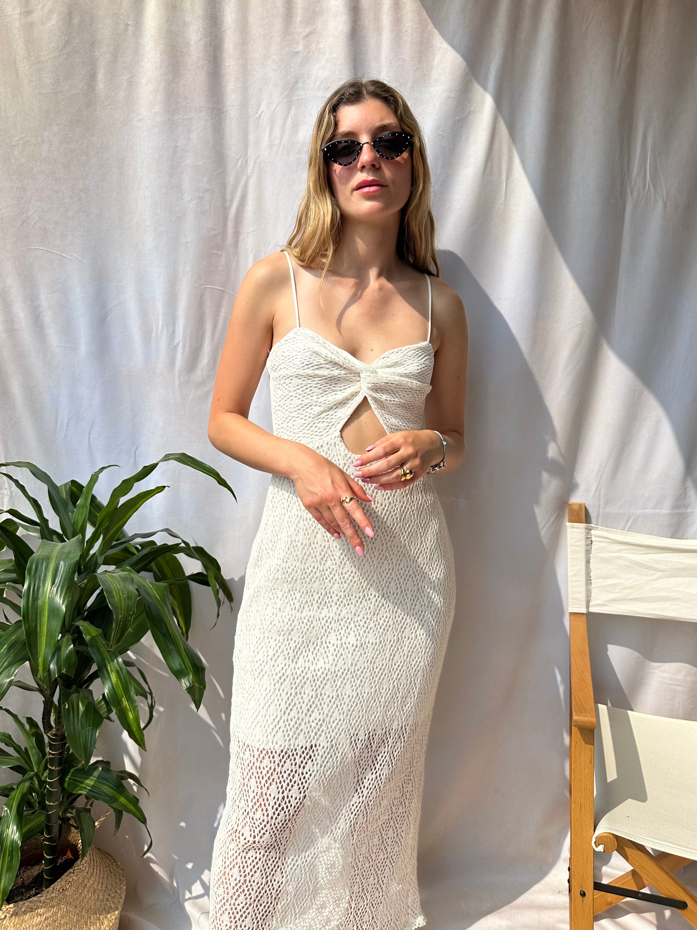 ABITO CROCHET LUNGO MYKONOS