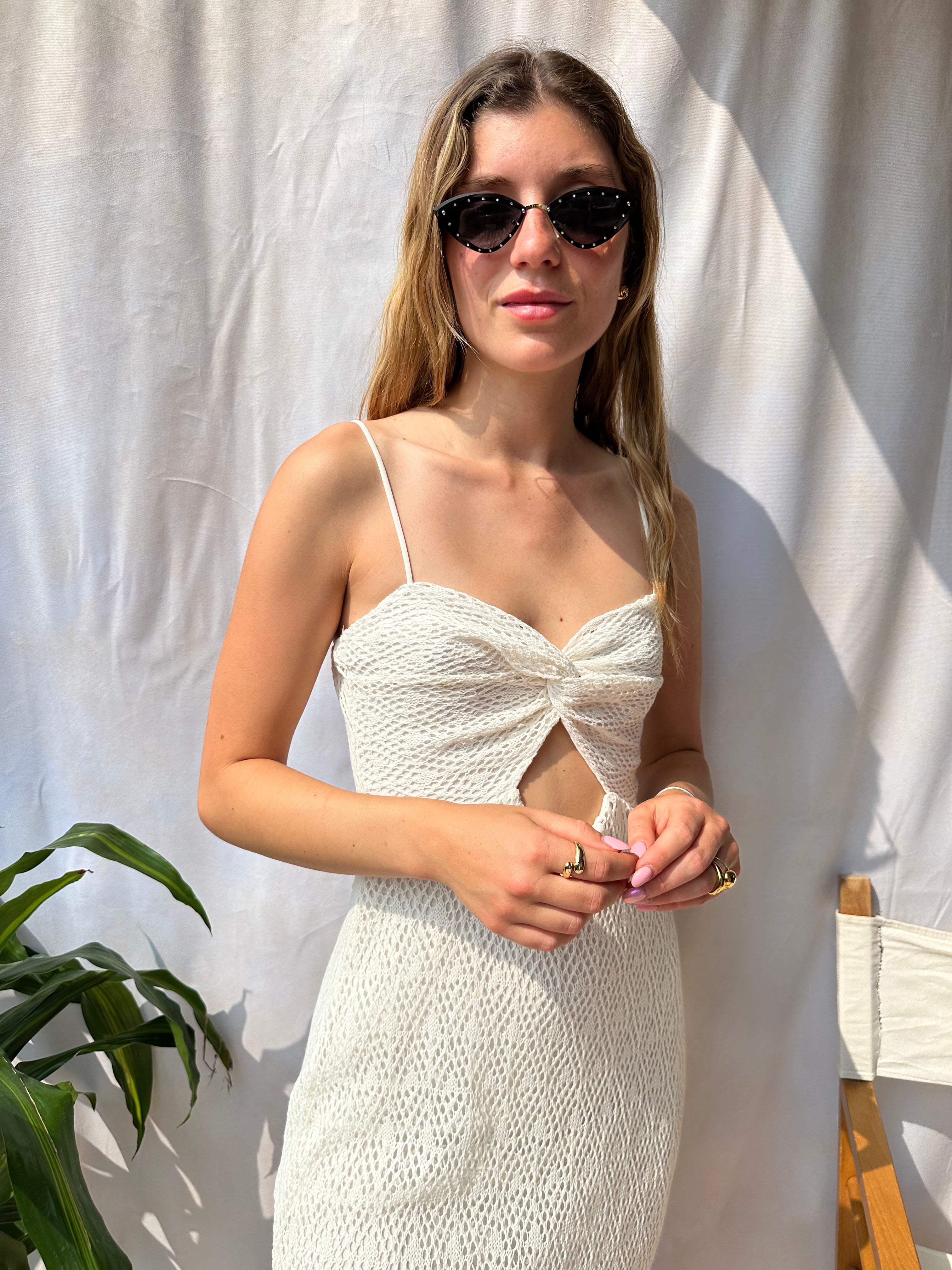 ABITO CROCHET LUNGO MYKONOS