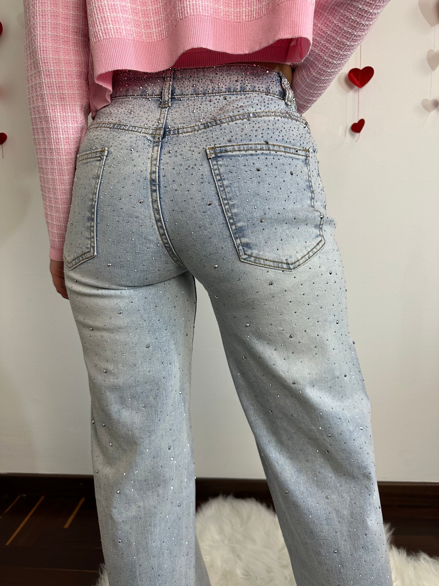 JEANS STRASS