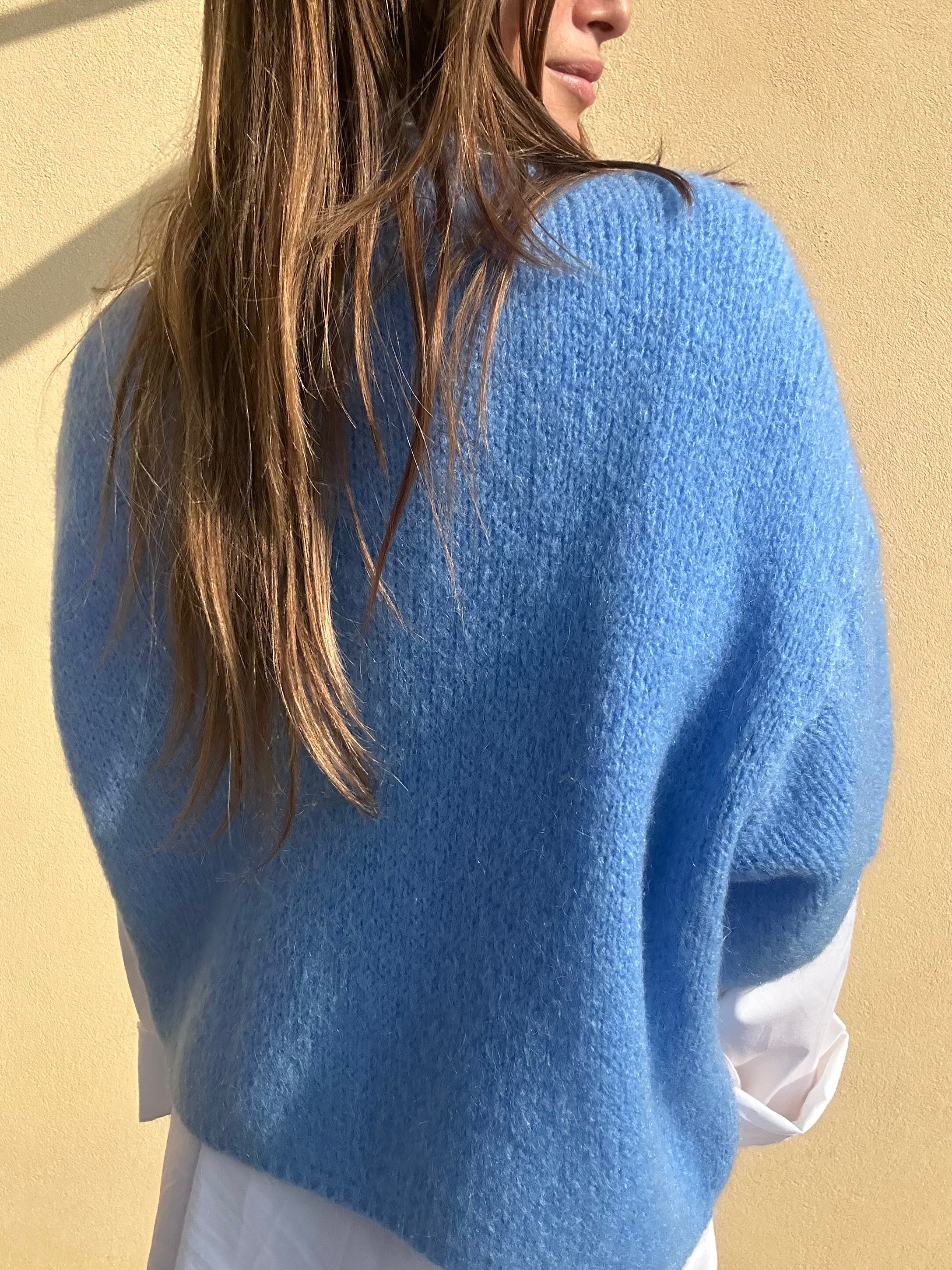 MAGLIONE CELESTE