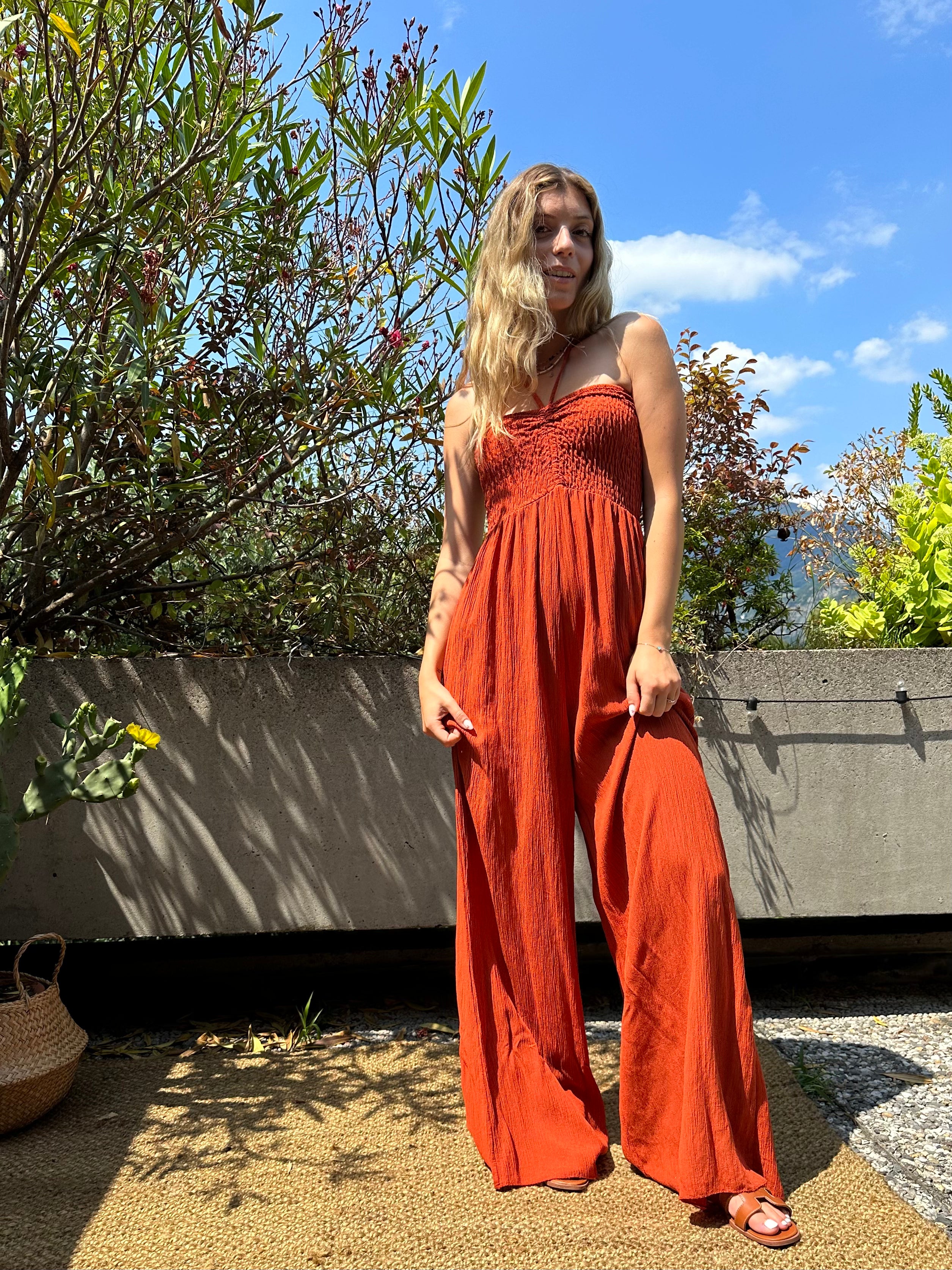 JUMPSUIT A FASCIA RUGGINE