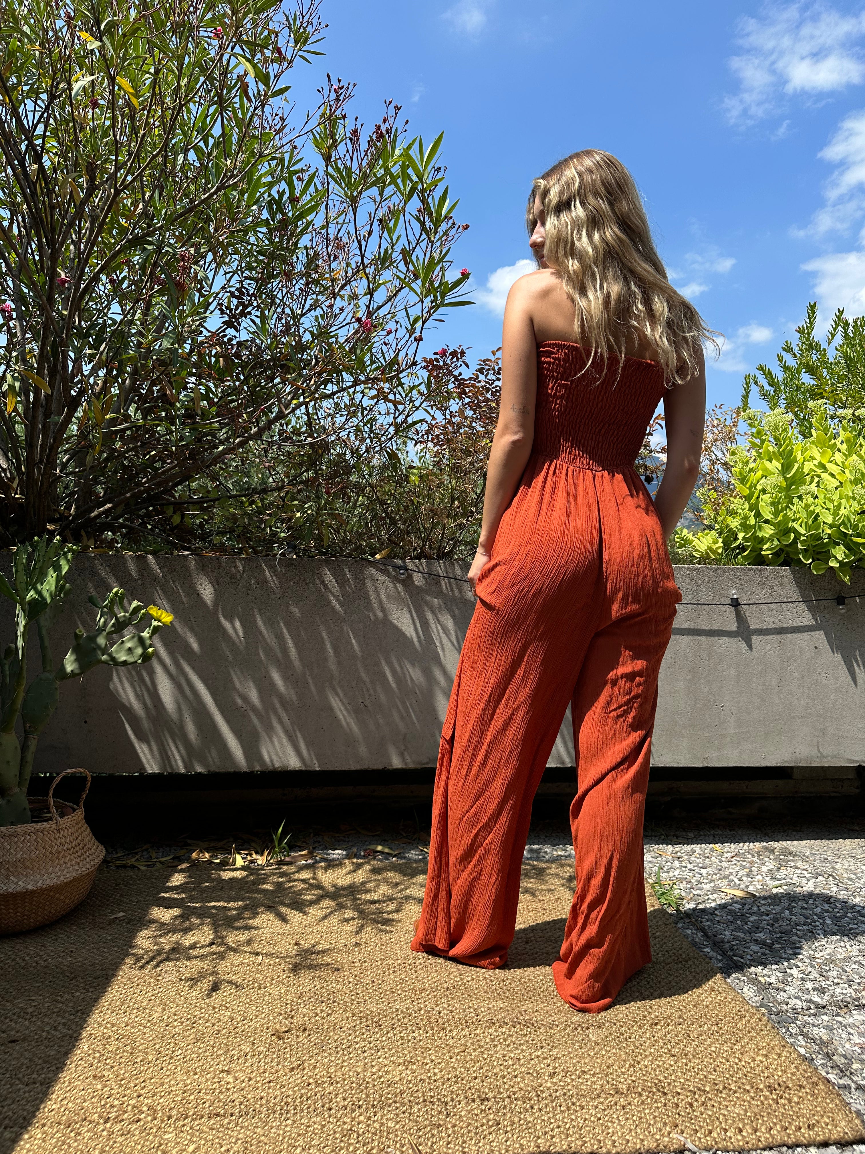 JUMPSUIT A FASCIA RUGGINE