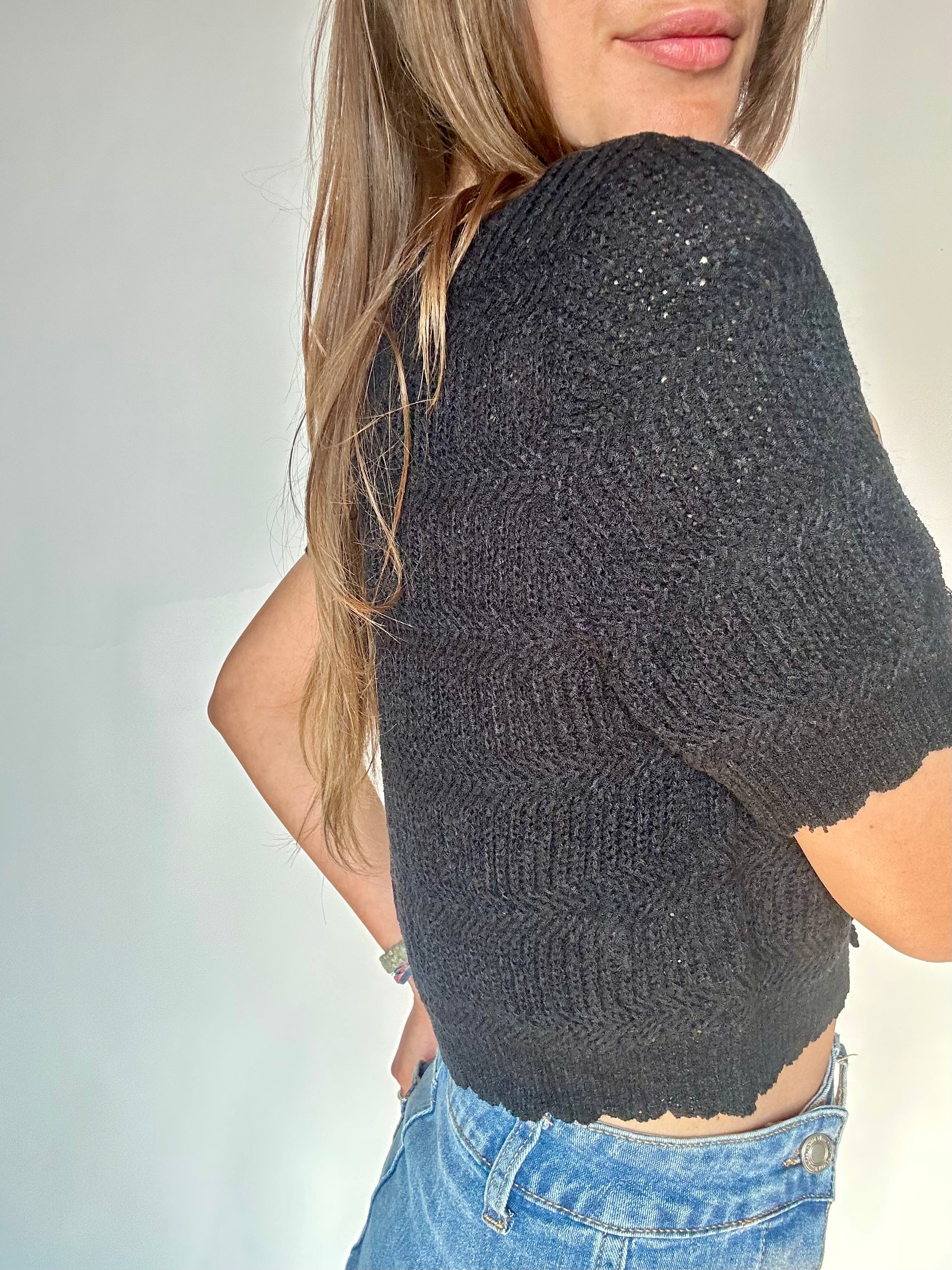 CARDIGAN TRAFORATO